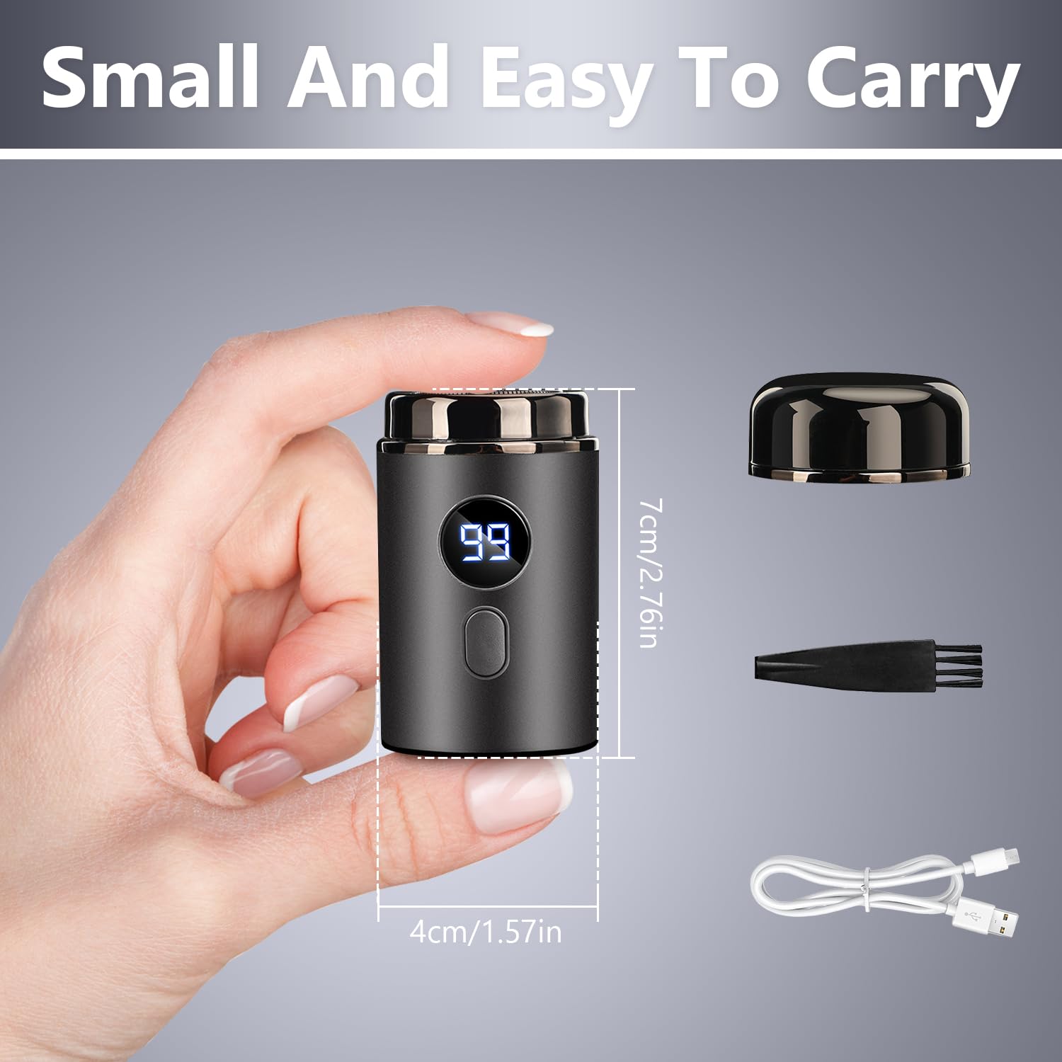 Mini Portable Electric Shaver   Mini Shaver, Skyworth Mini Shaver, Usb Rechargeable & Waterproof Mini Electric Shaver For Men