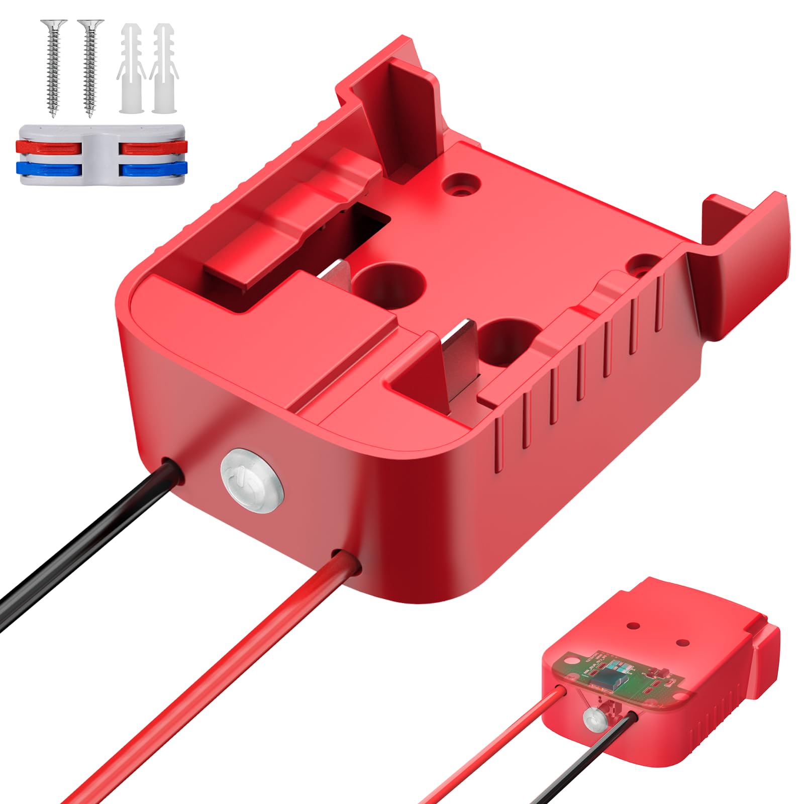 Power Wheel Adapter Compatible With Milwaukee 18V Battery   Overdischarge & Overcurrent Protection, Upgraded Power Wheel Battery