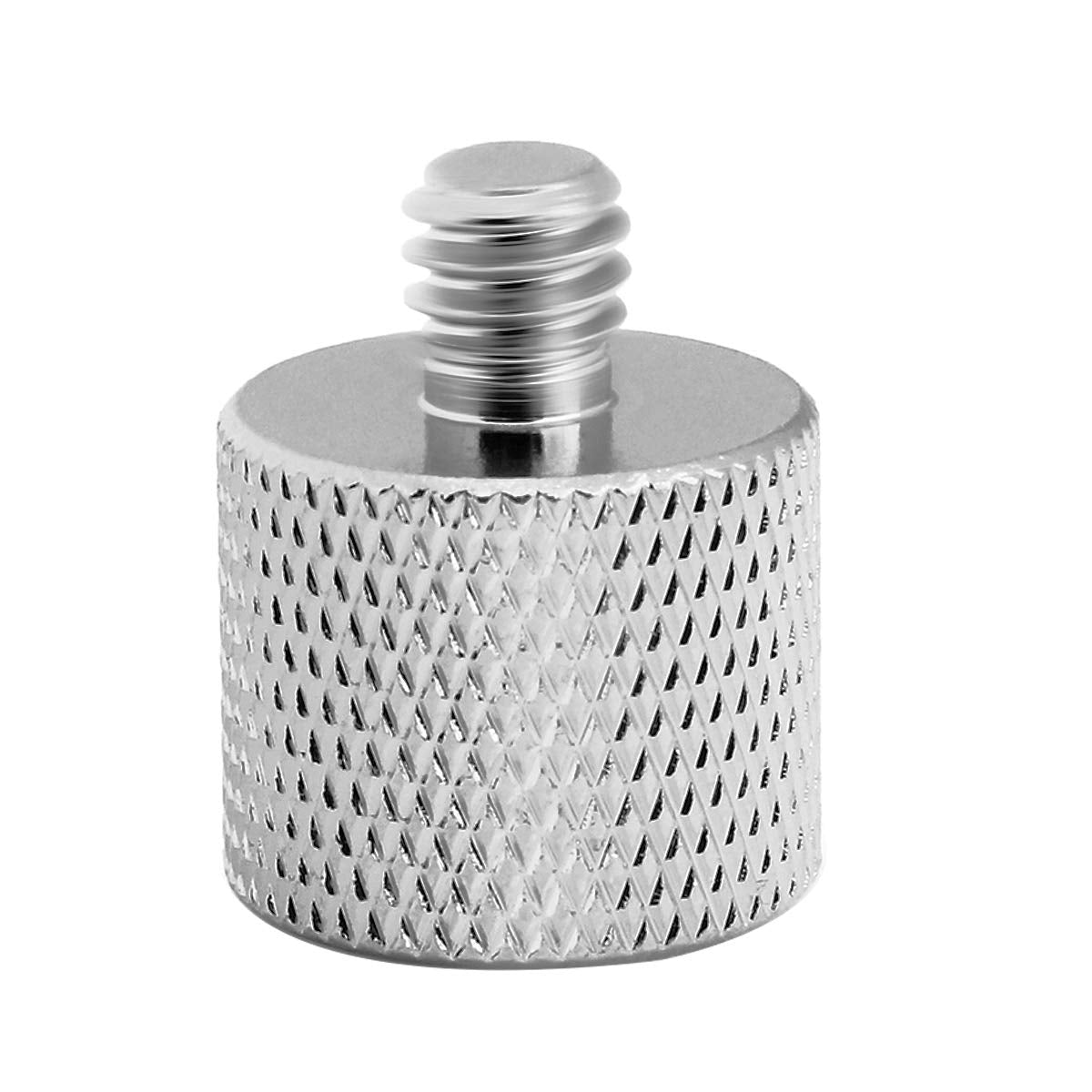 Jomley 3/8 To 1/4 Adapter, 3/8'' 16 Female To 1/4'' 20 Male Thread Adapter For Camera Monitor, Mic Stand,Tripod   2 Pack