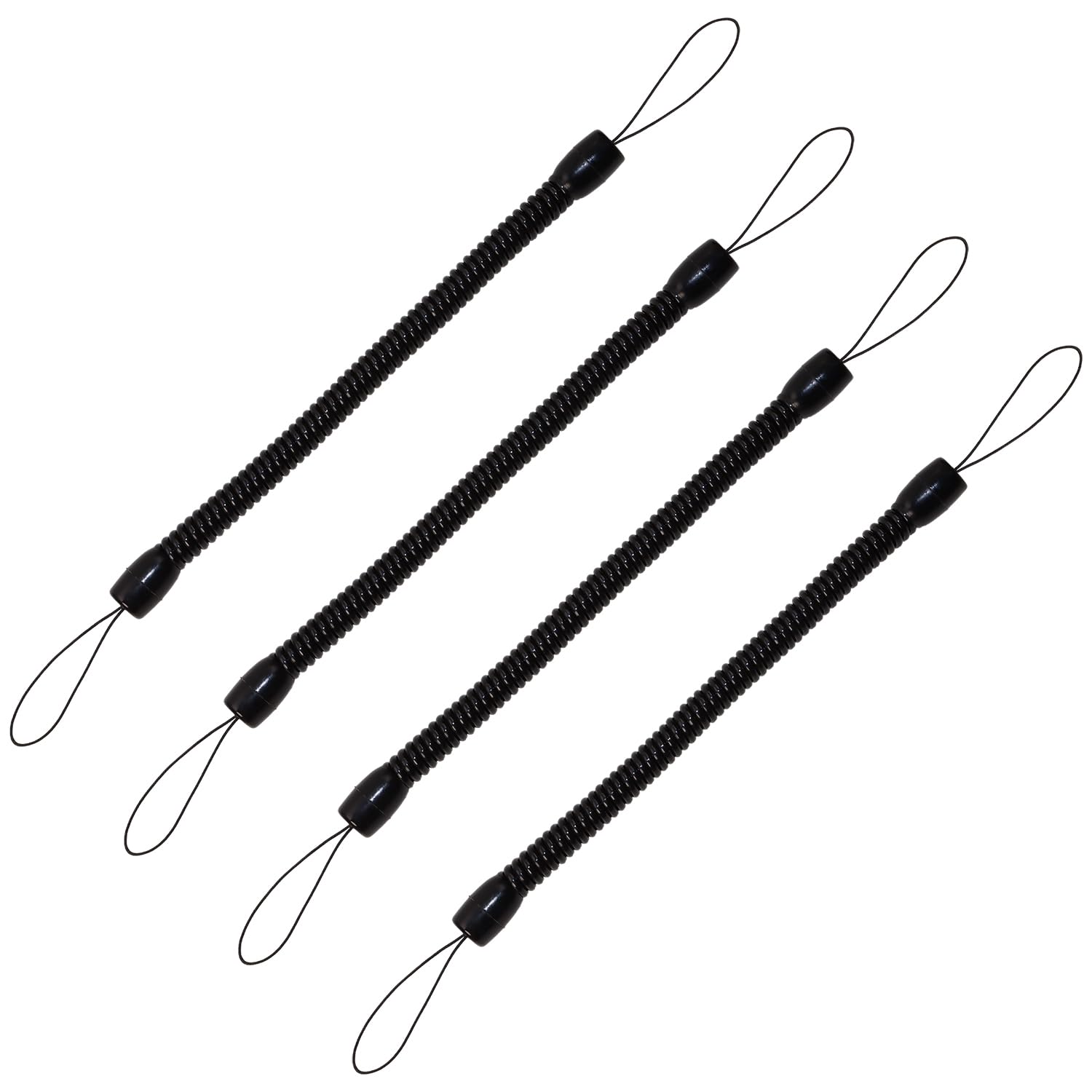 Mini Skater Plastic Elastic Tether Lanyard for Touch Pens Retractable Anti-Lose Tablet Pens Coil Spring Straps Perfect Tool to T