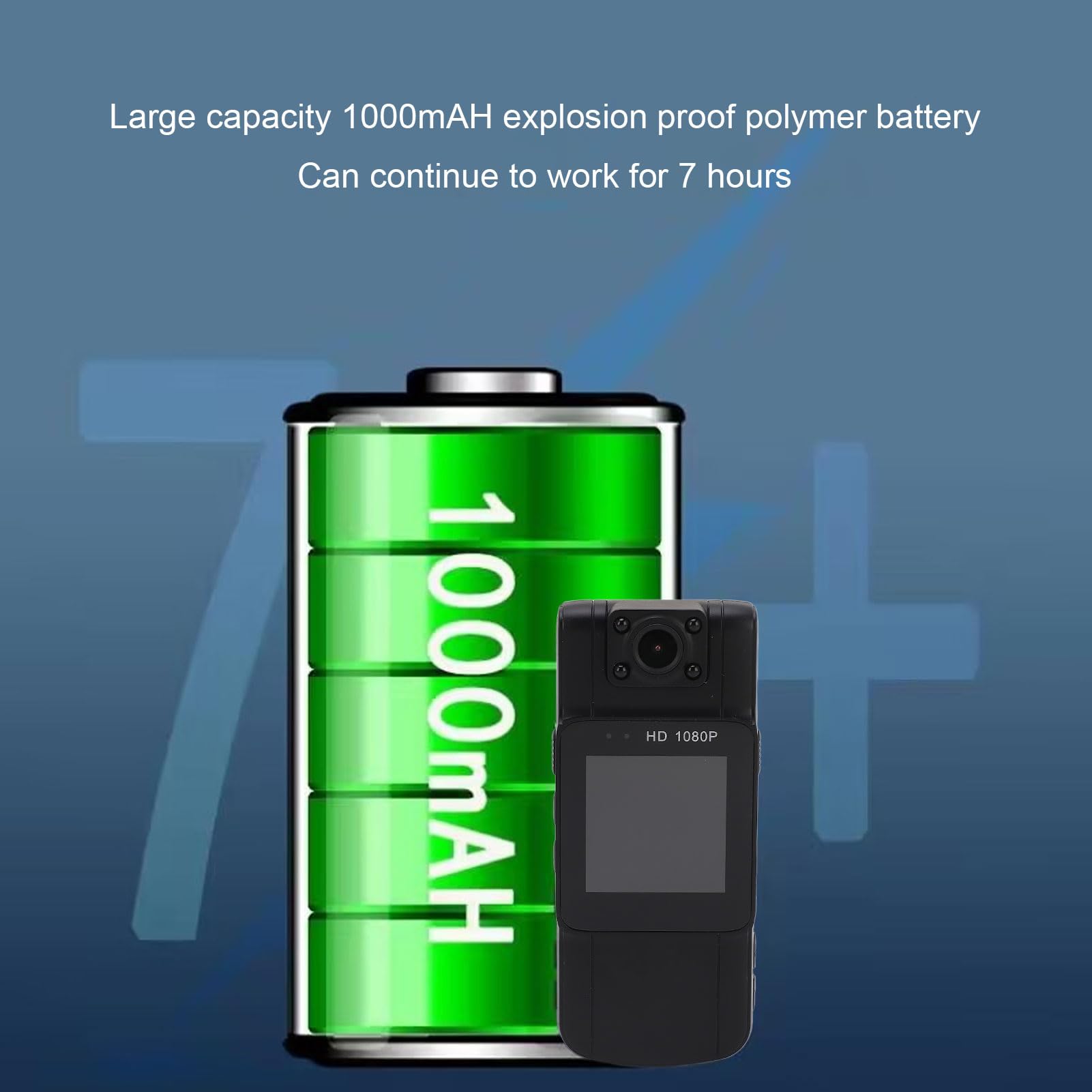 Goshyda Body Camera, 1080P Police Body Cam With 180 Degree Rotatable Lens And 1.54In Display, Night Vision Body Worn Camera For