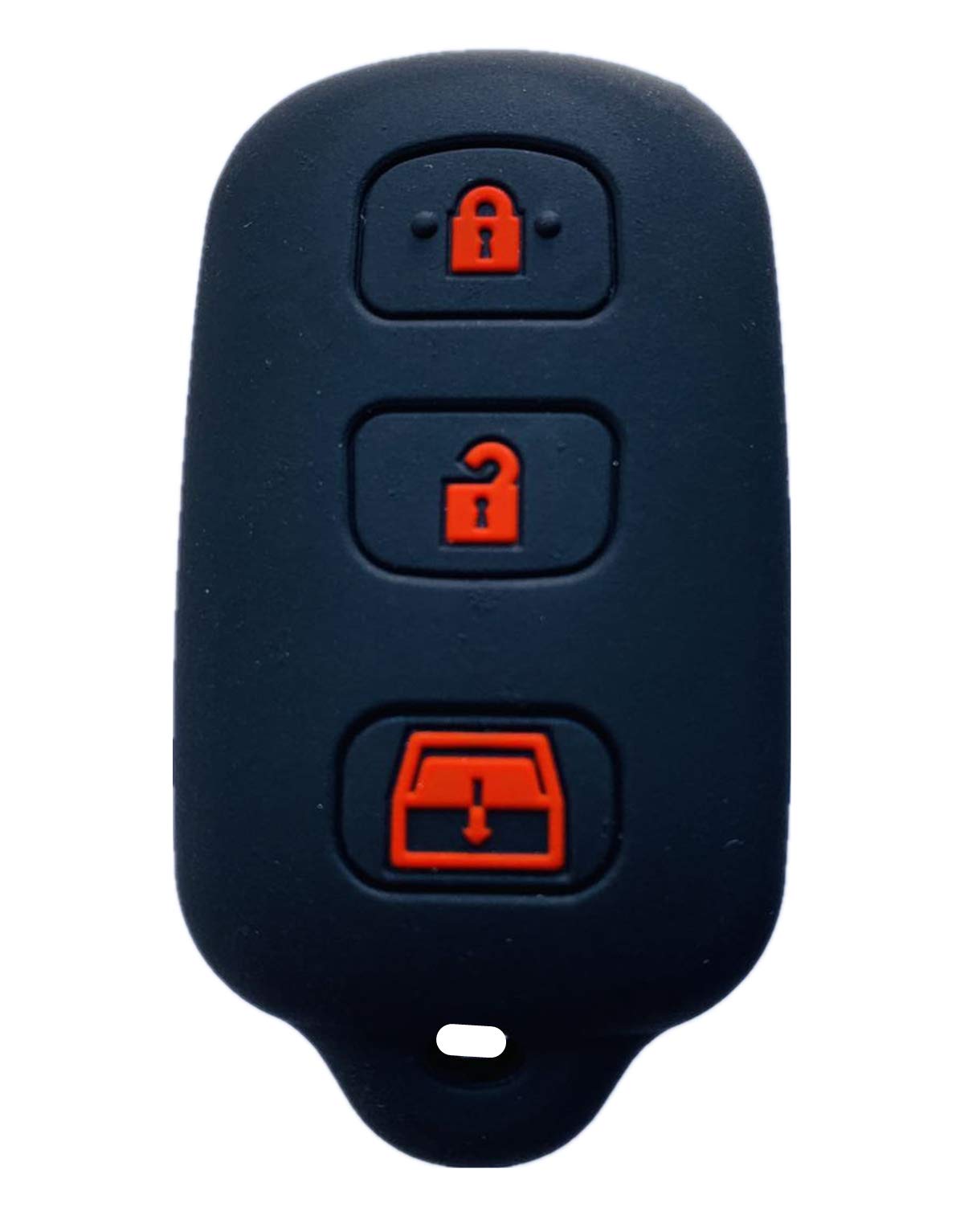 Rpkey Silicone Keyless Entry Remote Control Key Fob Cover Case Protector Replacement Fit For 1999 2009 Toyota 4Runner 2001 2008