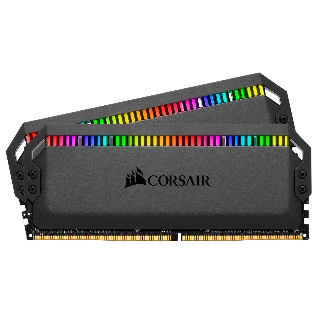 Corsair Dominator Platinum RGB 16GB (2x8GB) DDR4 3200 (PC4-25600) C16 1.35V, Optimized for AMD DDR4 Systems