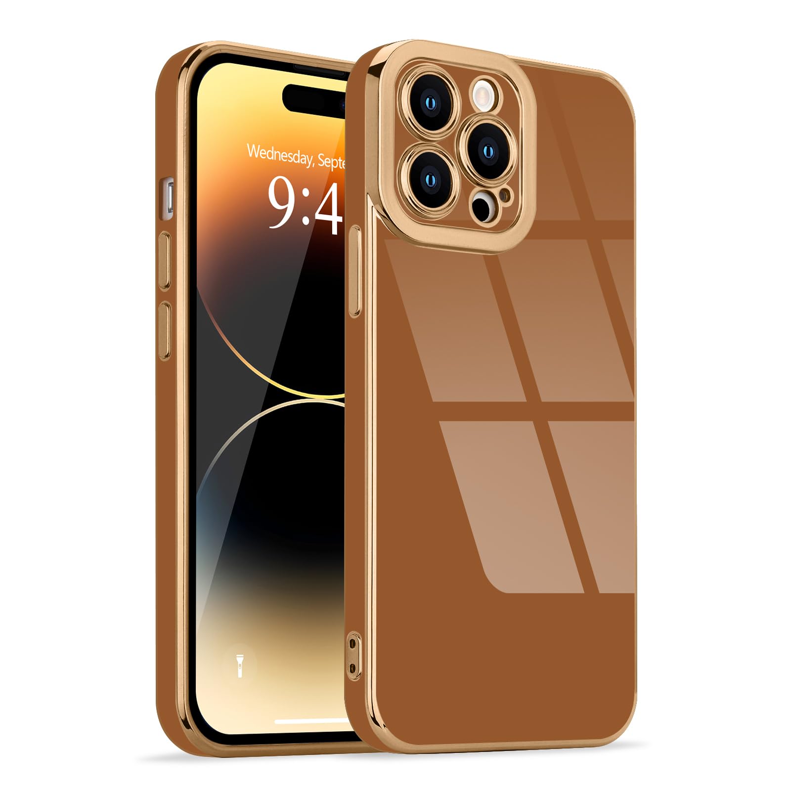 Lafunda For Iphone 14 Pro Max Case, Cute Soft Silicone Shockproof Cover For Women Girls Anti Scratch Camera Protective Luxury Sh