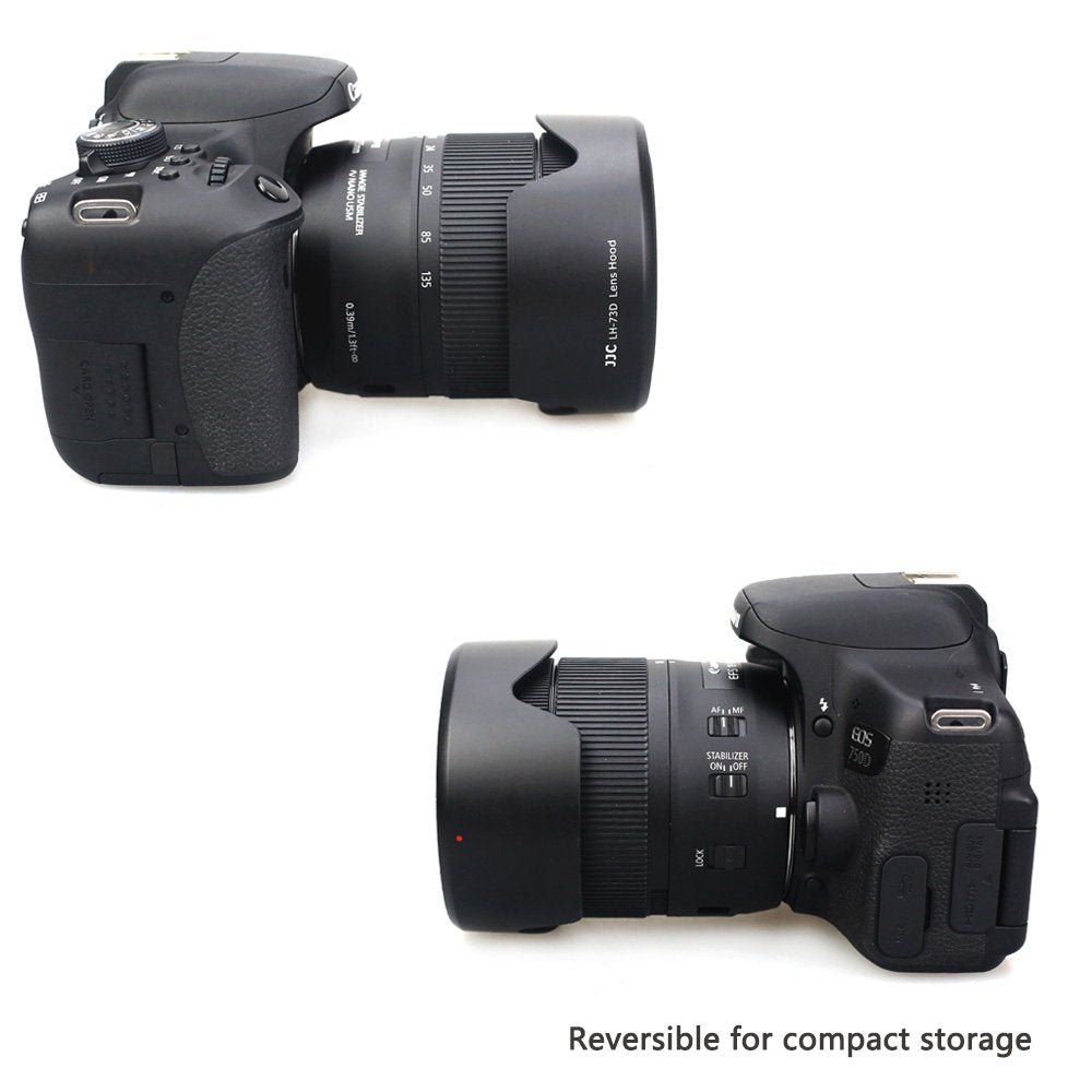 Jjc Ew 73D Bayonet Lens Hood Shade For Canon Ef S 18 135Mm F/3.5 5.6 Is Usm Lens On Canon Eos 90D 80D 77D 60D For Canon Rf 24 10