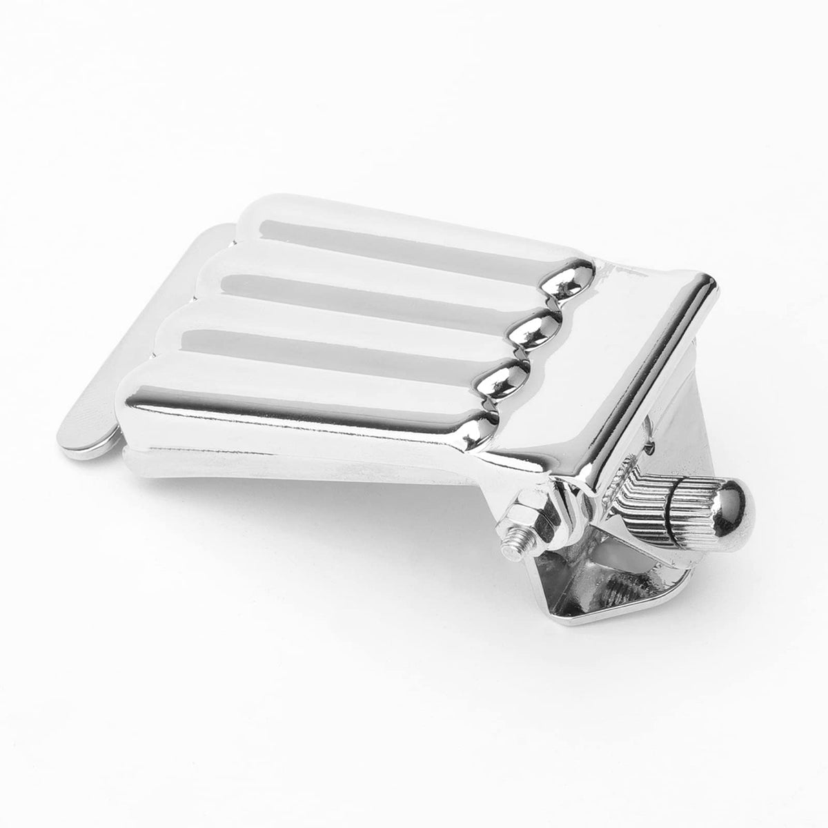 Nickel Chrome Plated Bridge Tailpiece Clamshell Cover For 5 String Banjo