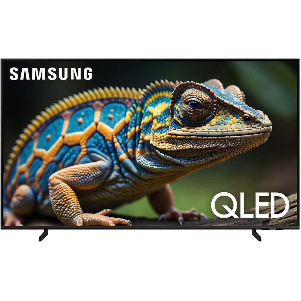 Samsung Qn85Q60D 85 Inch Qled 4K Smart Tv Bundle With Premiere Movie Streaming Package & Tv Setup Bundle With Wall Mount + Surge