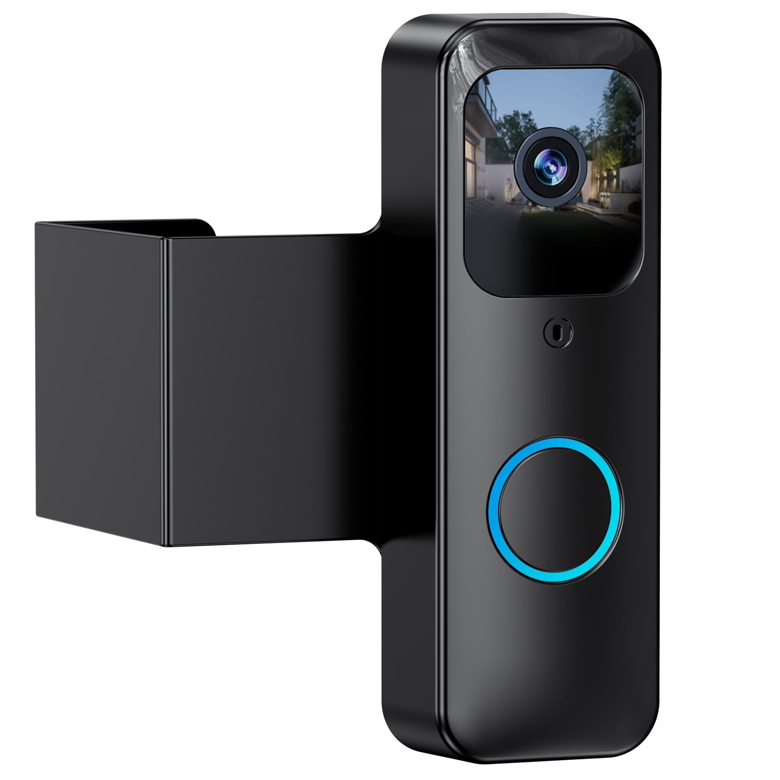 Locka Blink Doorbell Mount, Full Metal Anti Theft Mount Compatible With Blink Video Doorbell, No Drill Doorbell Bracket Holder F