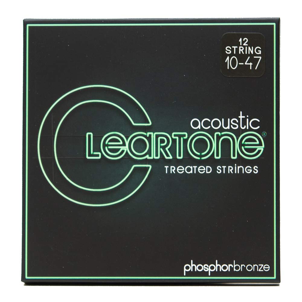 Cleartone Phosphor Bronze Acoustic Guitar Strings (10 47 12 String)