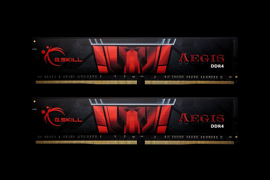 G.Skill Aegis Series (Intel Xmp) Ddr4 Ram 16Gb (2X8Gb) 3000Mt/S Cl16 18 18 38 1.35V Desktop Computer Memory Udimm (F4 3000C16D 1