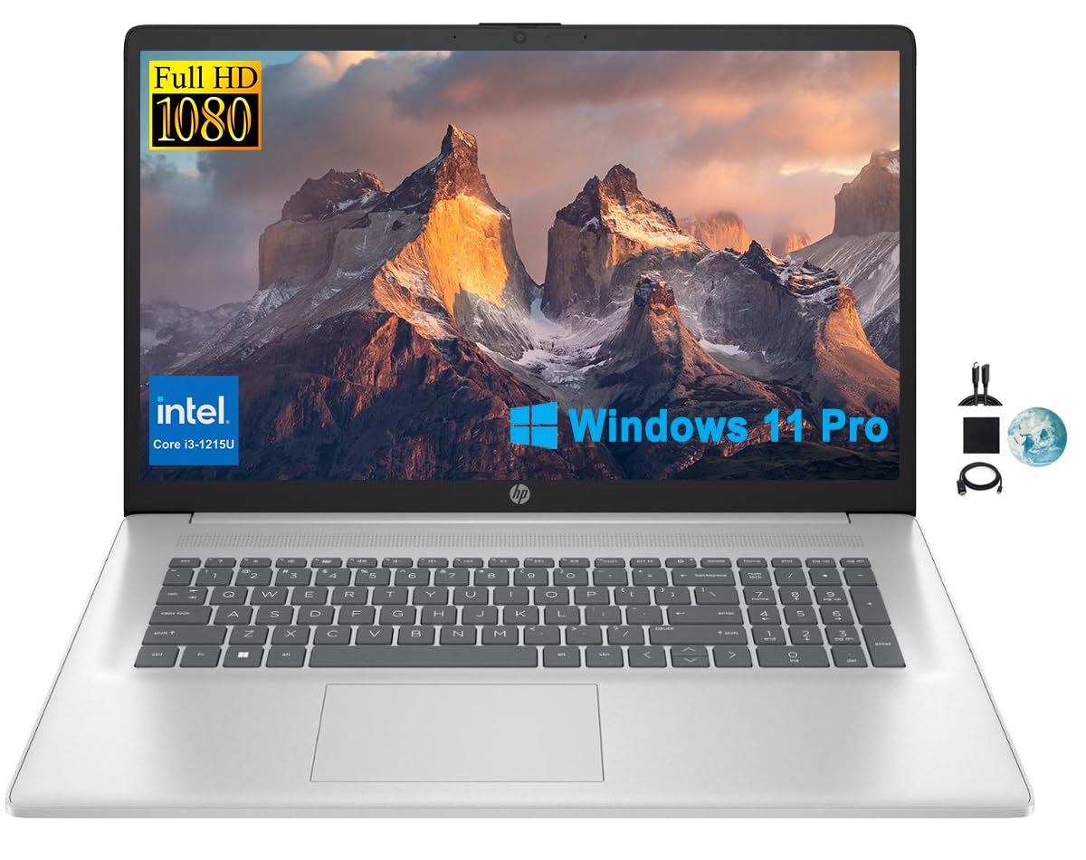 Hp 17.3'' Fhd Business Laptop 2024, 32Gb Ram, 1Tb Ssd, 12Th Gen Intel Core I3 1215U (6 Core, Beat I5 1135G7), Wi Fi, Long Batter