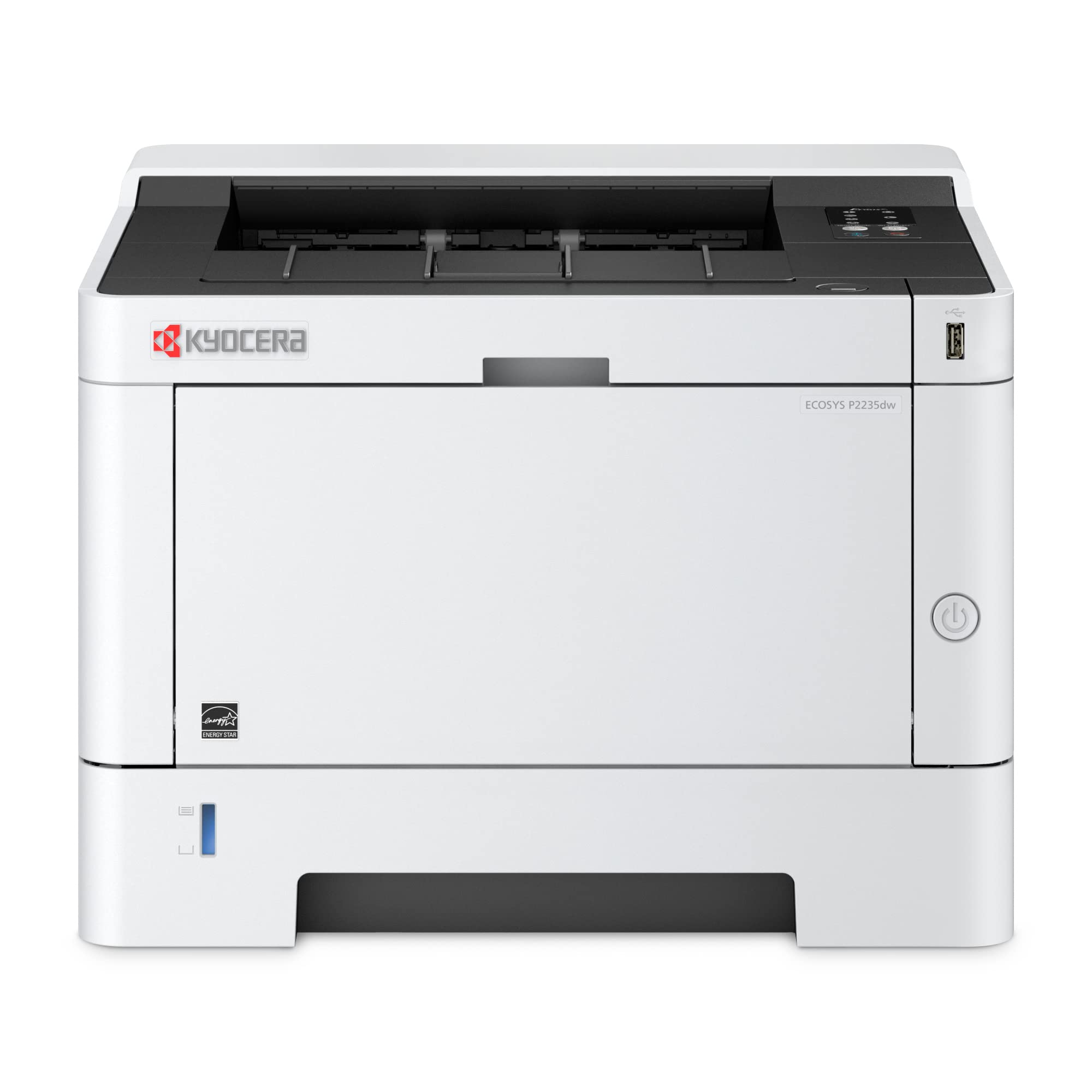 KYOCERA ECOSYS P2235dw Monochrome Laser Printer, 37ppm, Up To Fine 1200 dpi, Gigabit Ethernet, Wireless & Wi-Fi Direct, Mobile P