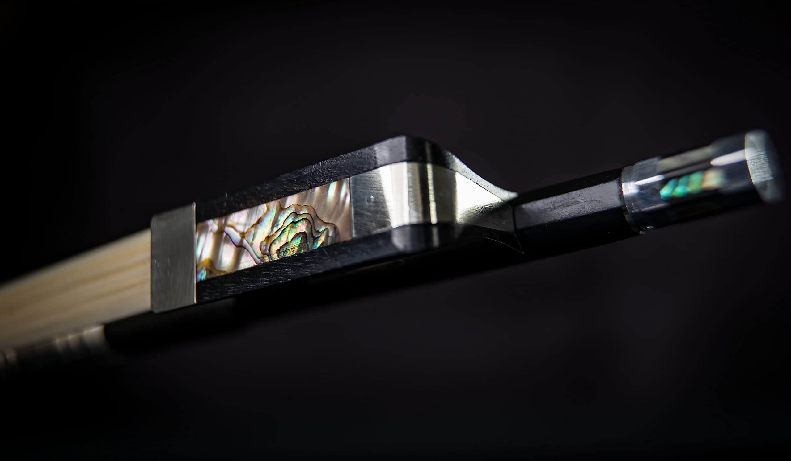 Viotti Carbon Fiber Cello Bow, Hand Crafted By Professional Bow Makers, Strong, Stiff & Well Balanced, Made With Mongolian Horse