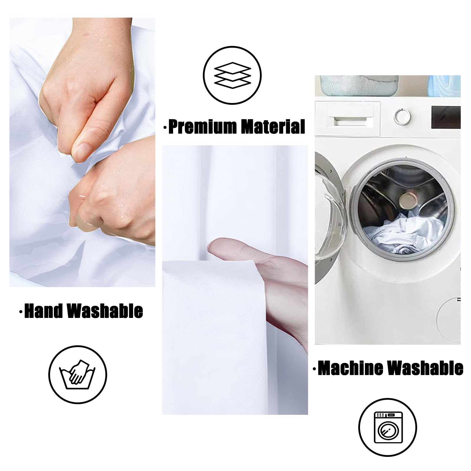 Beiyang White 10 X 20 Ft Large Screen Backdrop For Photography, Pure White Non Reflective Fabric Wrinkle Free Photo Background F