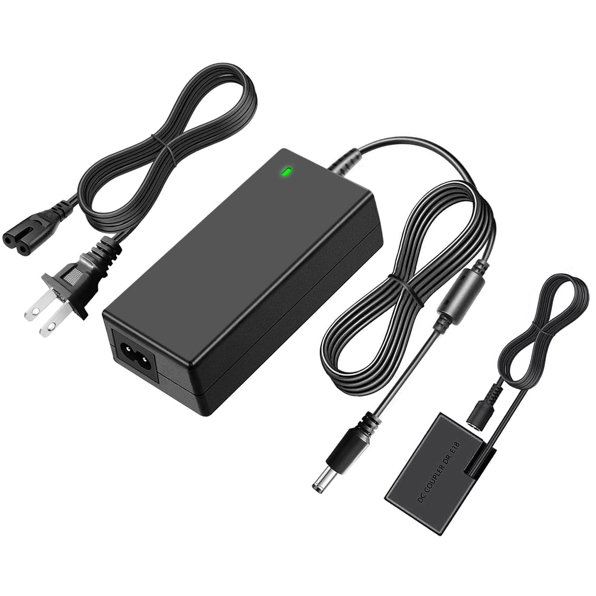 Tkdy For Canon R50 Dummy Battery Ack E18 Power Supply Dr E18 Lp E17 Dc Coupler Kit, For Canon Eos R50 R100 R8 R10 Rp, Rebel T6I T7I T8I T6S Sl3 Sl2 77D 800D Digital Cameras.