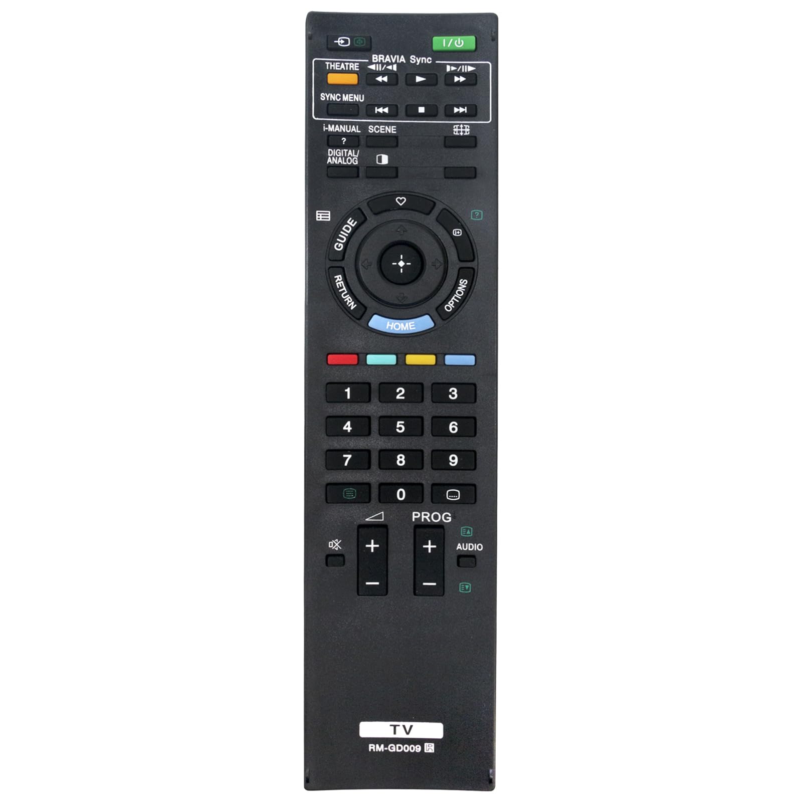 New RM-GD009 Replaced Remote fit for Sony Bravia TV KDL-46EX500 KDL-40EX500 KDL-32EX400 KDL-40EX400 KDL-32EX500 RM-CD008 RM-JD01