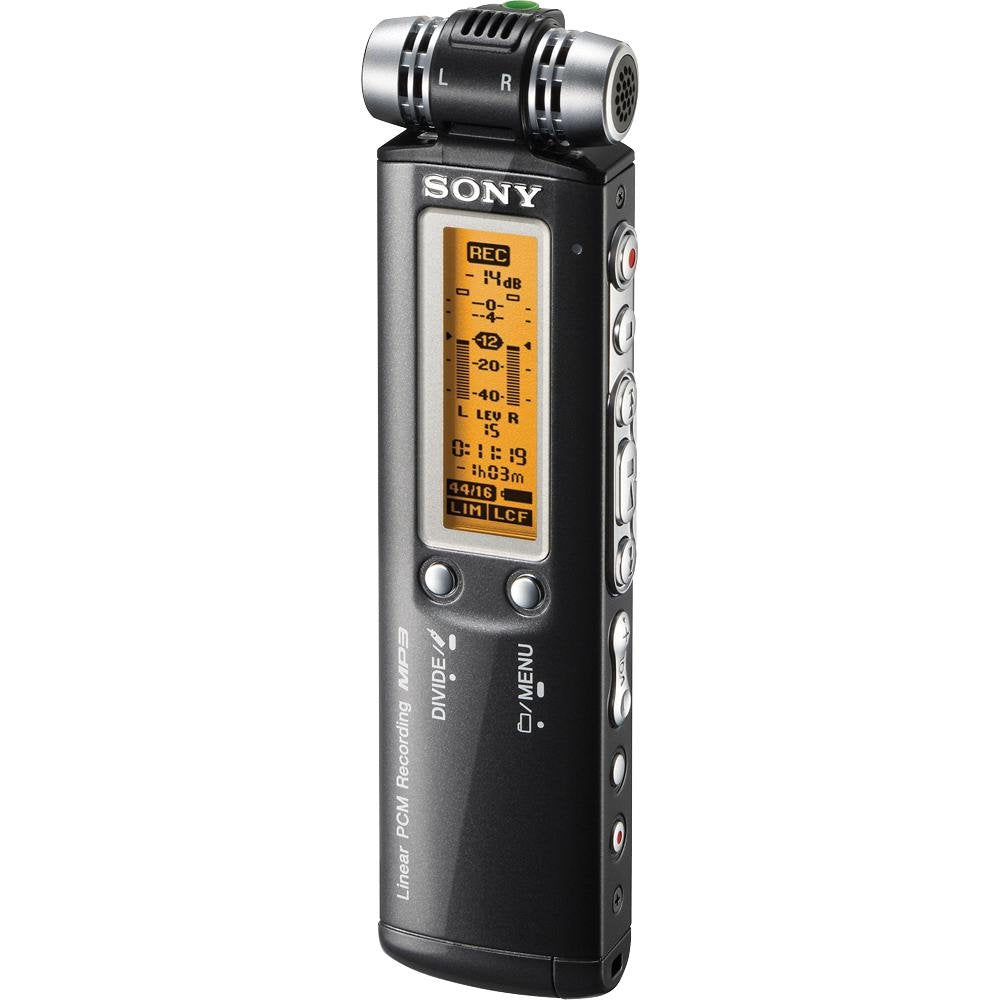 Sony ICD SX750D Digital Flash Voice Recorder With Dragon Naturally Speaking Voice to Print Software (Black)