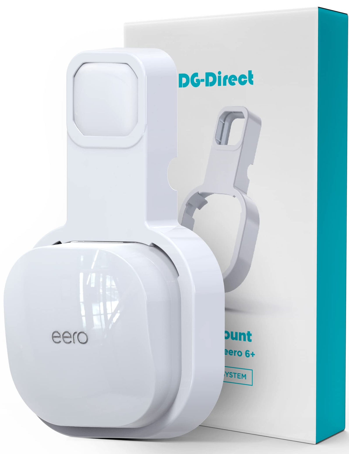 Dg-Direct Wall Mount Holder For Eero 6 And Eero 6+ Router Mesh Wi-Fi System, No Messy Wires, The Outlet Wall Mount Holder For Ee