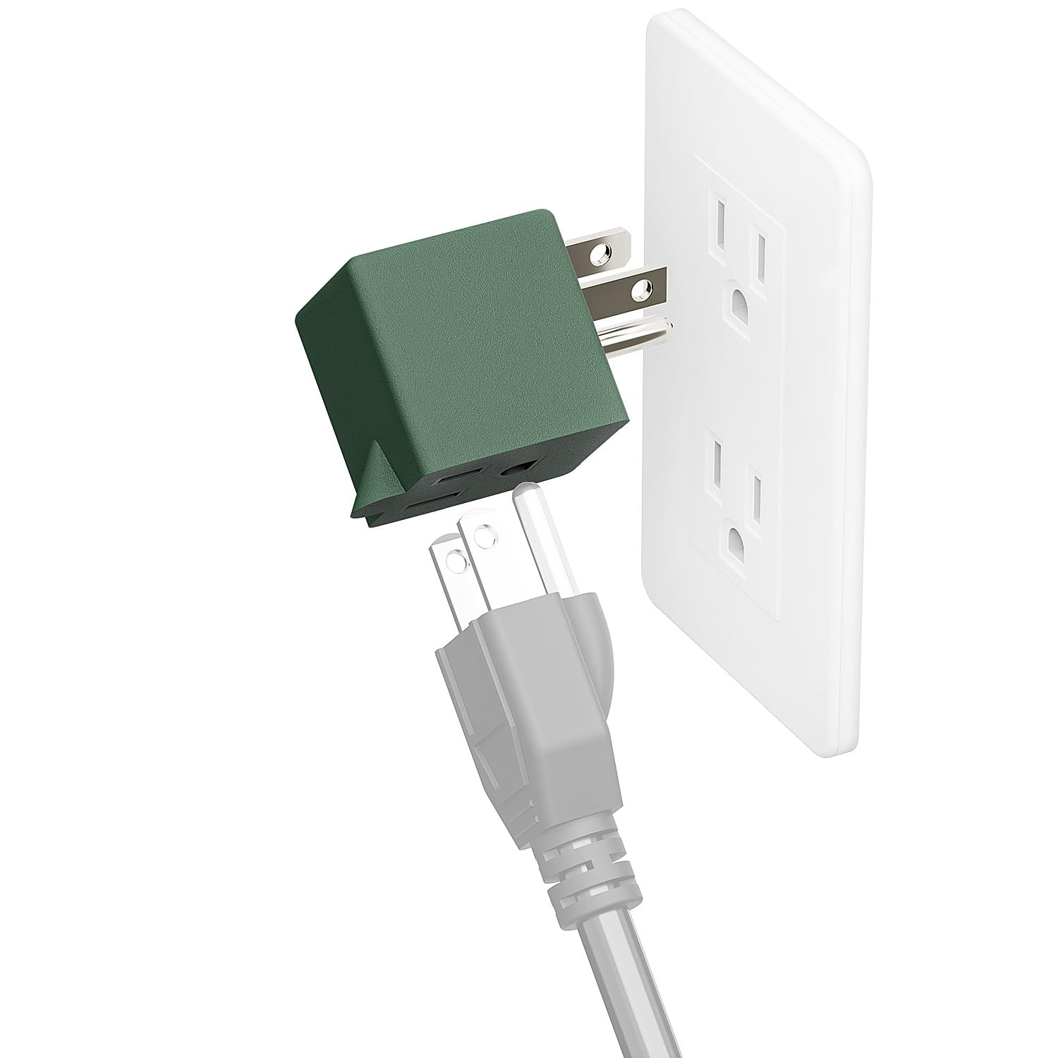 90 Degree Adapter Right Angle Usa 3 Prong Male Female Adapter,90 Degree Angled Usa Male Female Power Adapter, 5 15P To 5 15R Dir