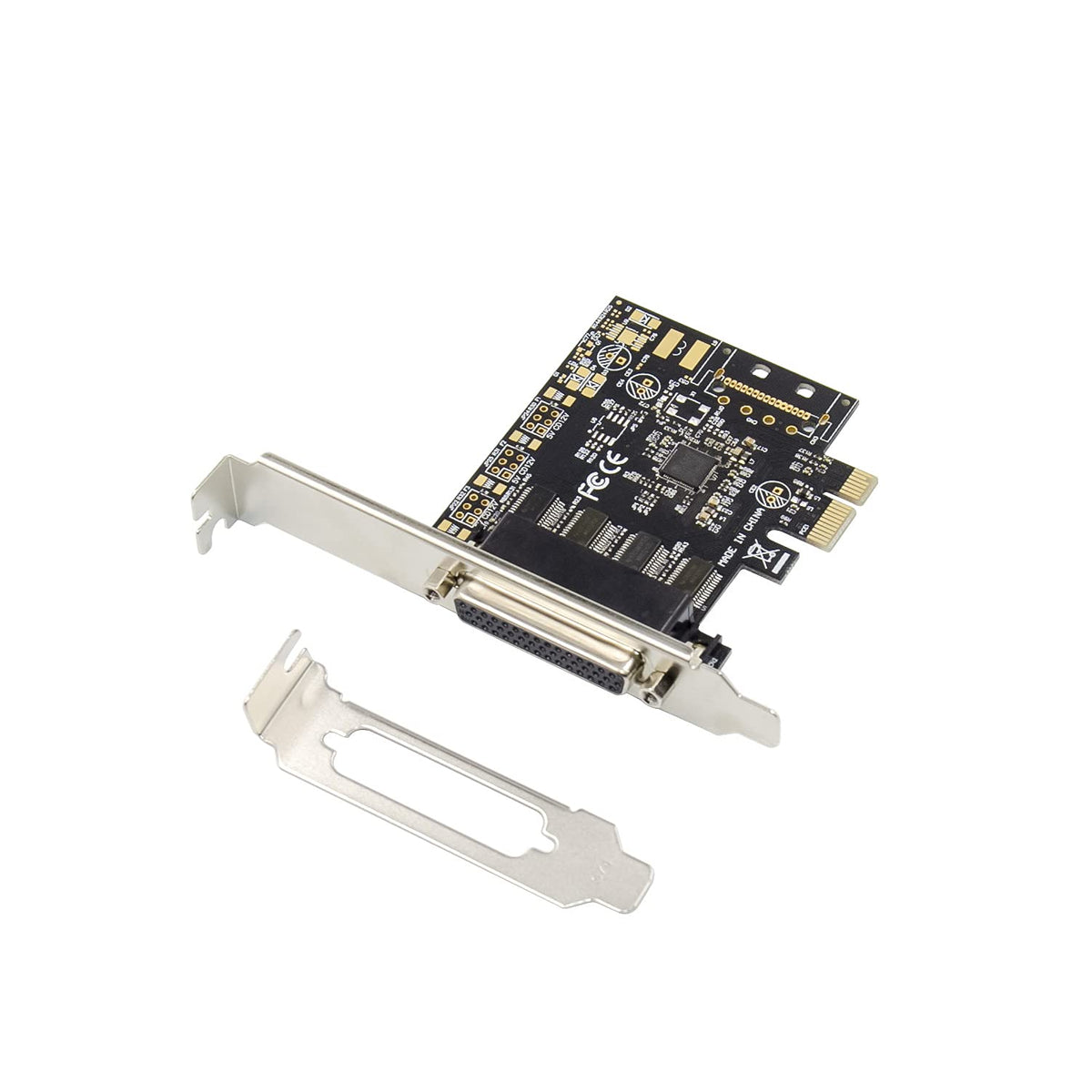 1 Port Pci Rs232 Serial Adapter Card With 16C750 Uart   Pcie X1 To Rs 232 Serial Card, With Cable [44 Pin Breakout To (4) Db9]