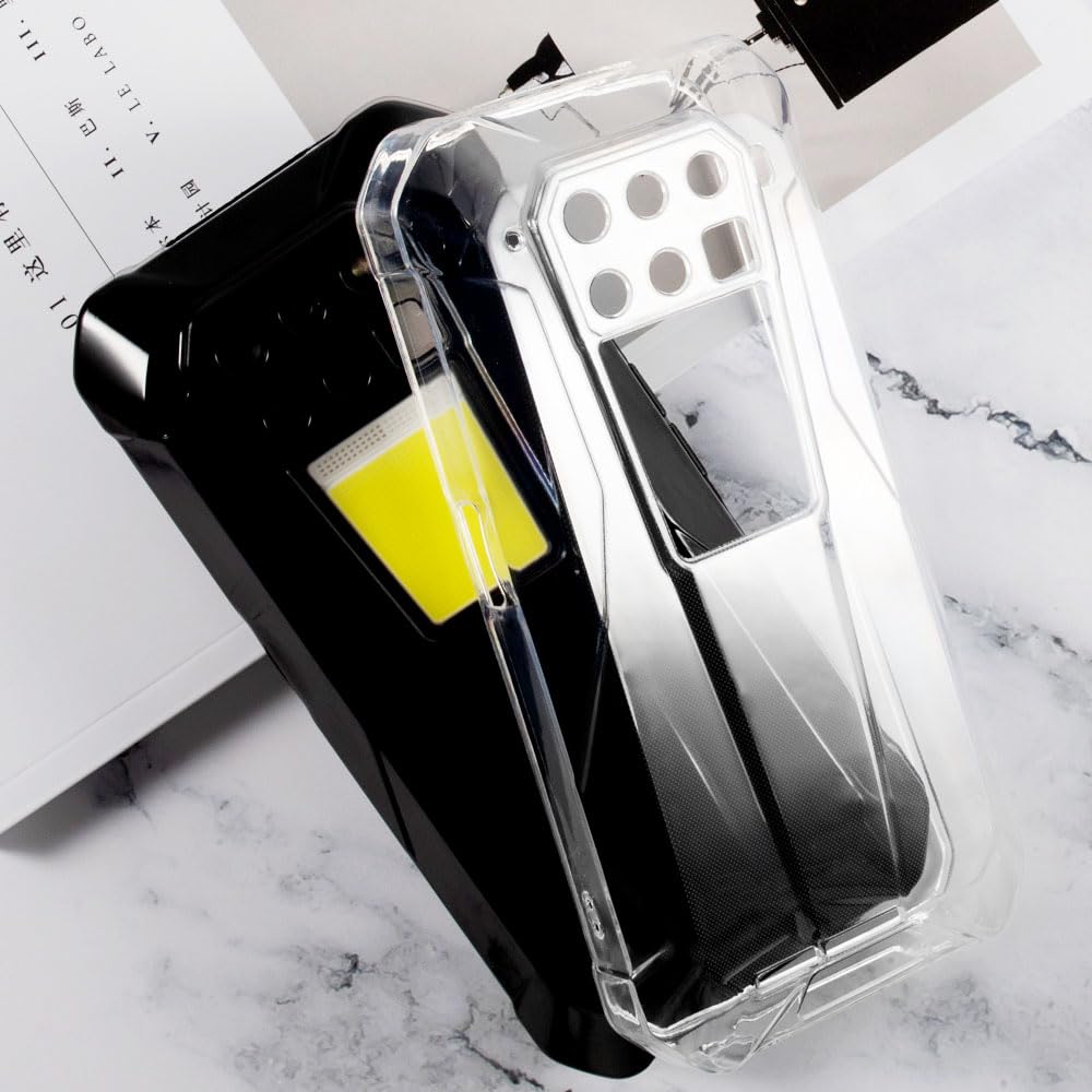 Shantime For Unihertz 8849 Tank 3 Pro Case, Soft Tpu Back Cover Shockproof Silicone Bumper Anti Fingerprints Full Body Protectiv