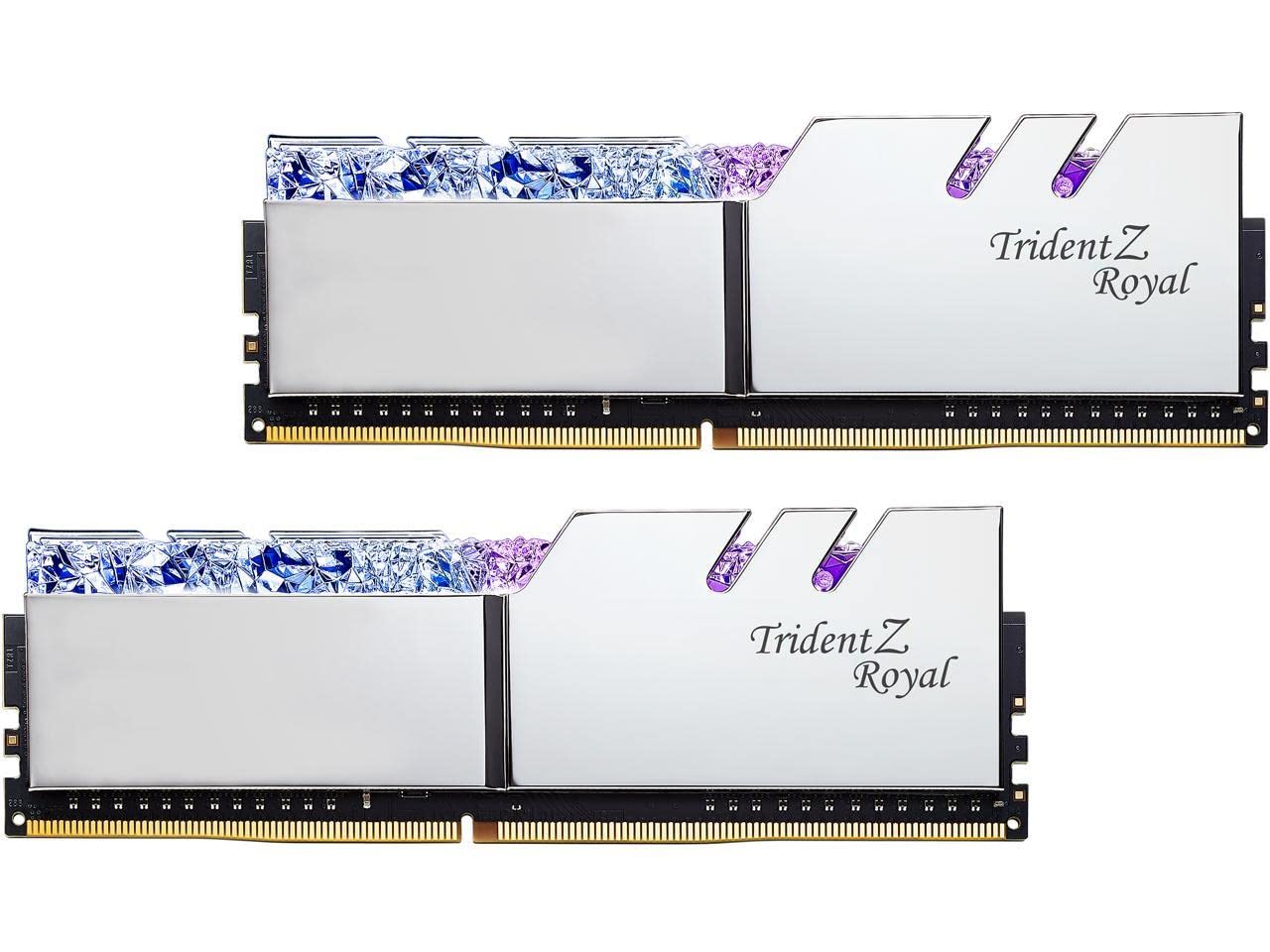 G.SKILL Trident Z Royal Series (Intel XMP) DDR4 RAM 32GB (2x16GB) 4000MT/s CL18222242 1.40V Desktop Computer Memory UDIMM  S