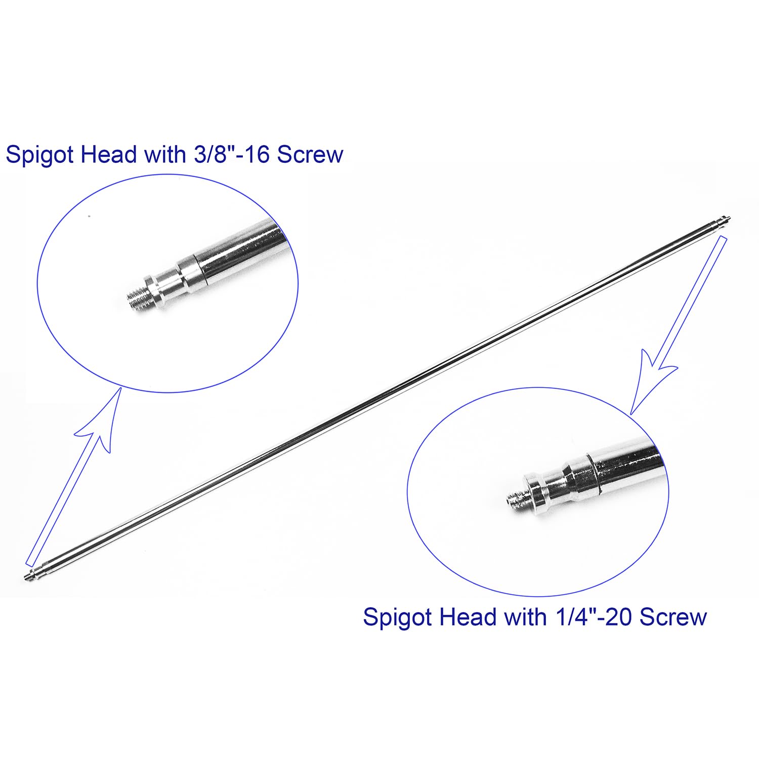 Phocus 42 Inch C Stand Boom Arm, Extension Grip Boom Arm With 2 Pieces Swivel Grip Head For Photography C Stand Light Stand Refl