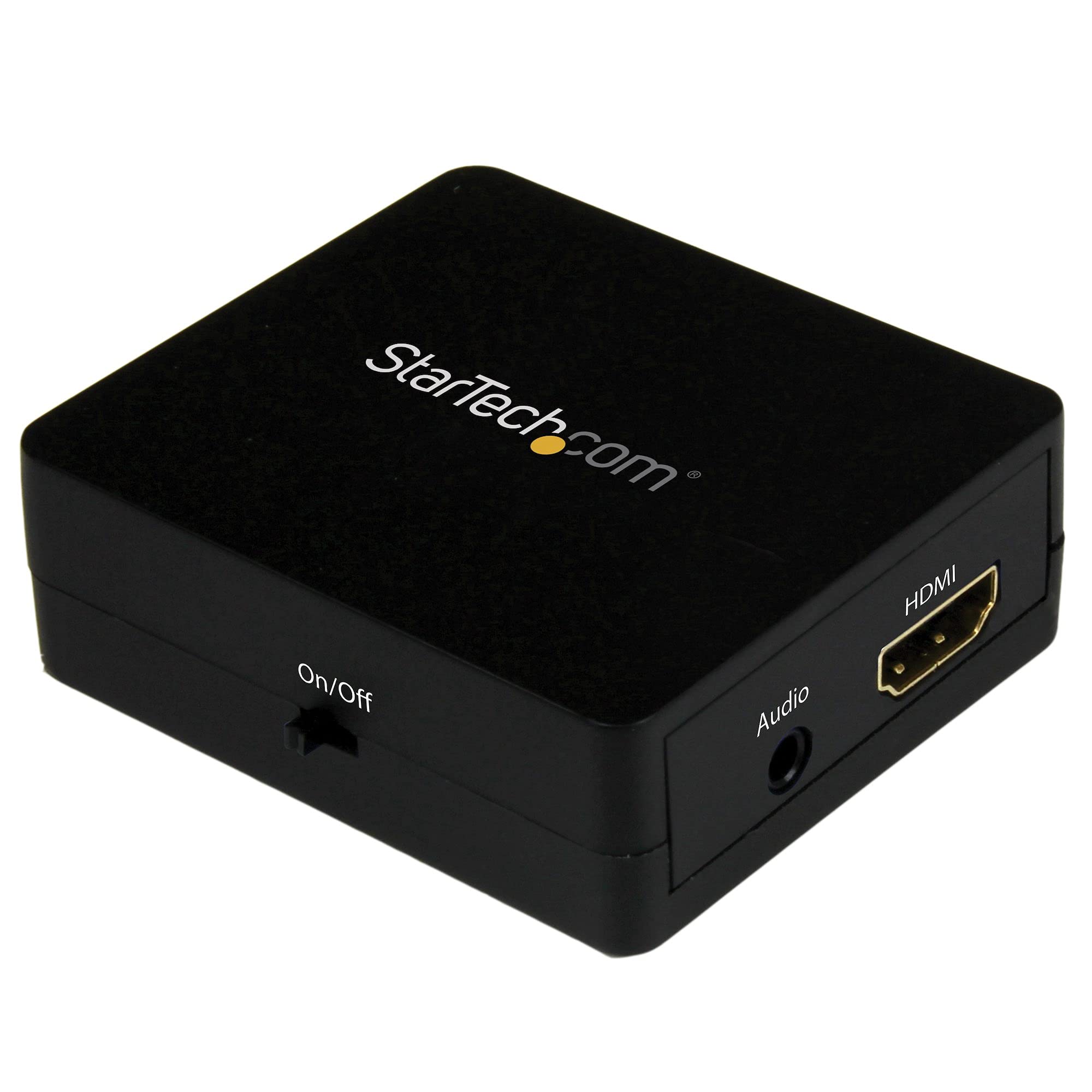 Startech.Com Hdmi Audio Extractor   Hdmi To 3.5Mm Audio Converter   2.1 Stereo Audio   1080P (Hd2A),Black