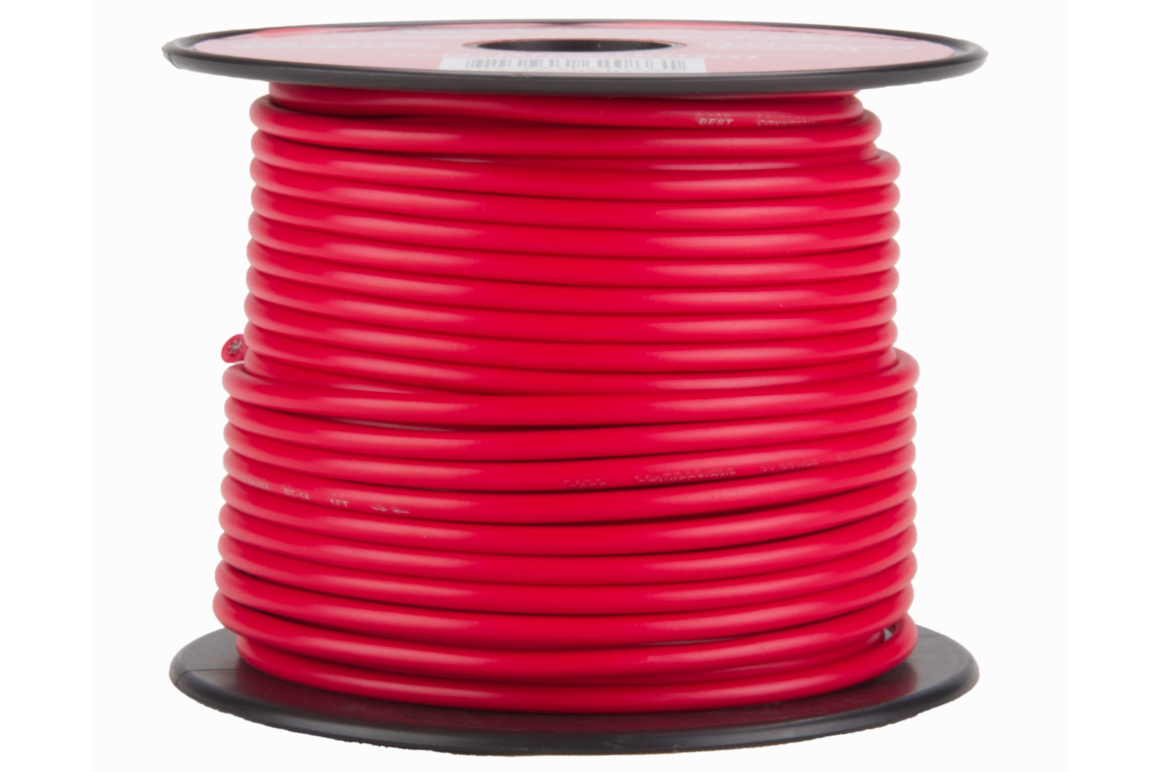 Audiopipe AP-14-100 14 Gauge 100 ft Car Audio Remote Wire Copper Clad Aluminum Red