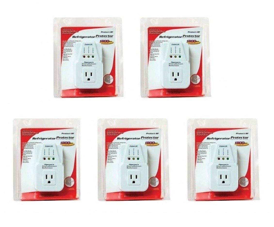 5 Pack Ac Voltage Protector Brownout Surge Refrigerator 1800 Watt Appliance