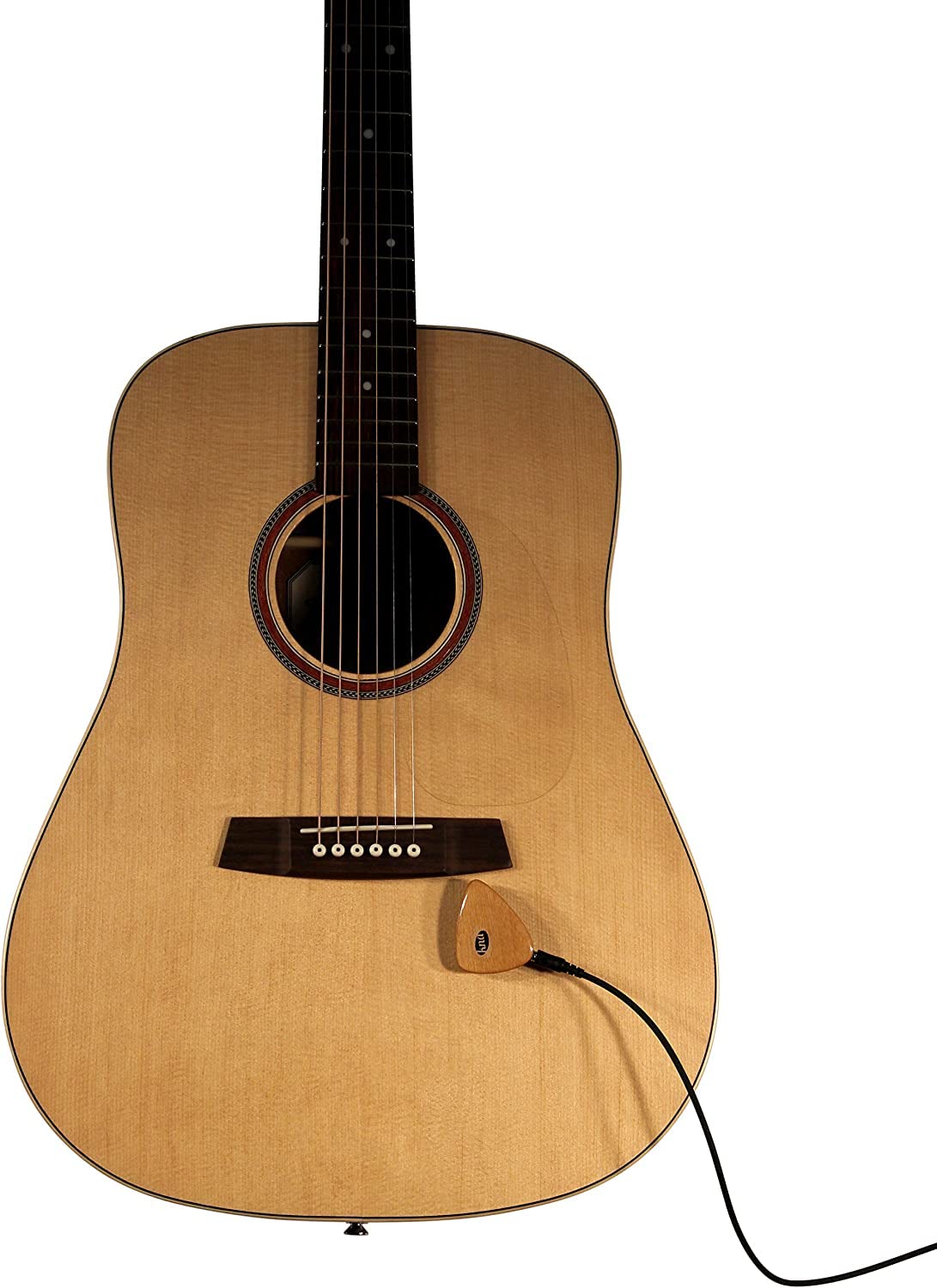 Kna Pickups, 1/4'' To 1/8 Cable Universal Stick On Piezo Acoustic Instrument Pickup (Ap 1)