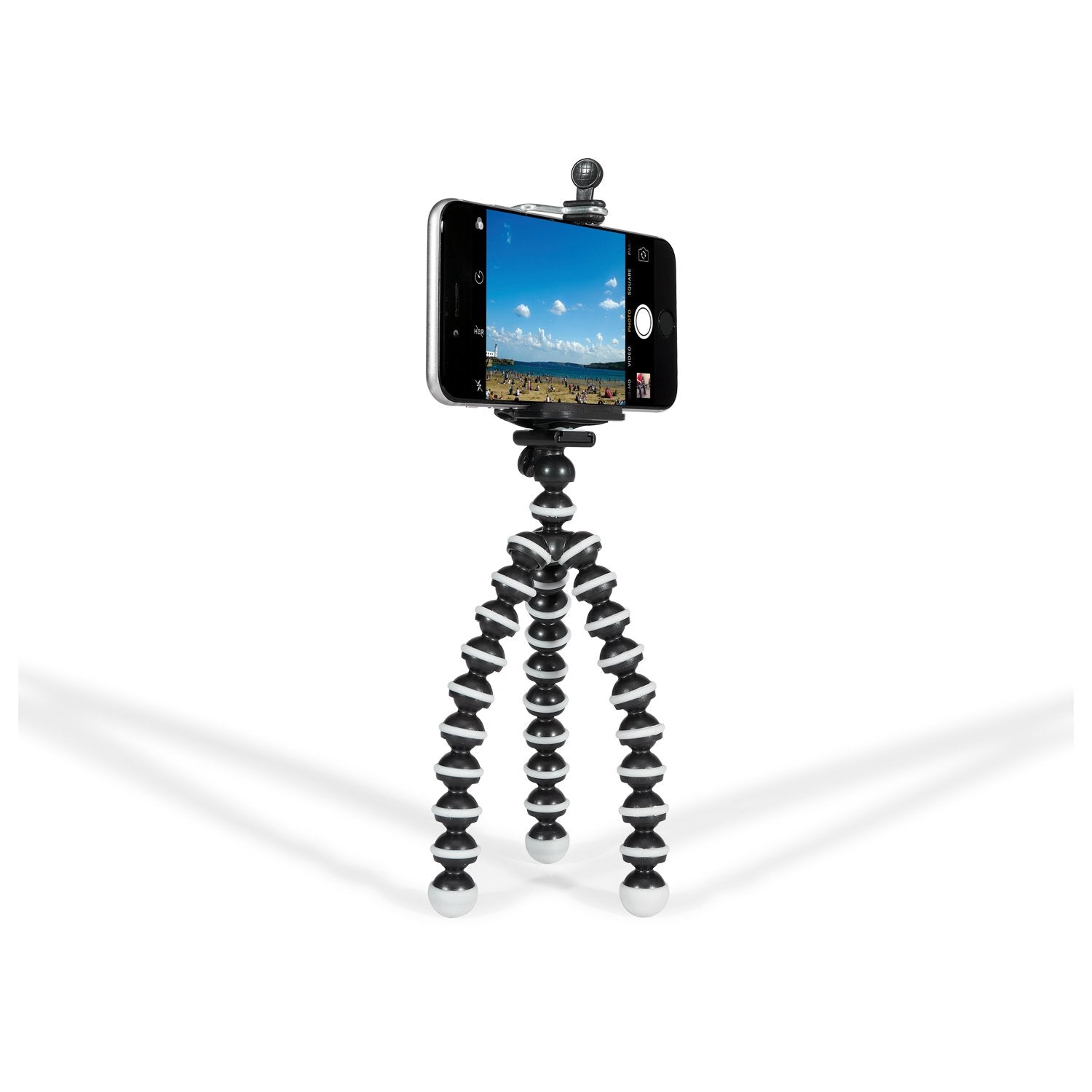 Gpx 7 Inch Micro Smartphone Tripod, Includes Smartphone Adapter And Mounting Adapter, Max Height 6.1 Inches (Tpd78B), Black