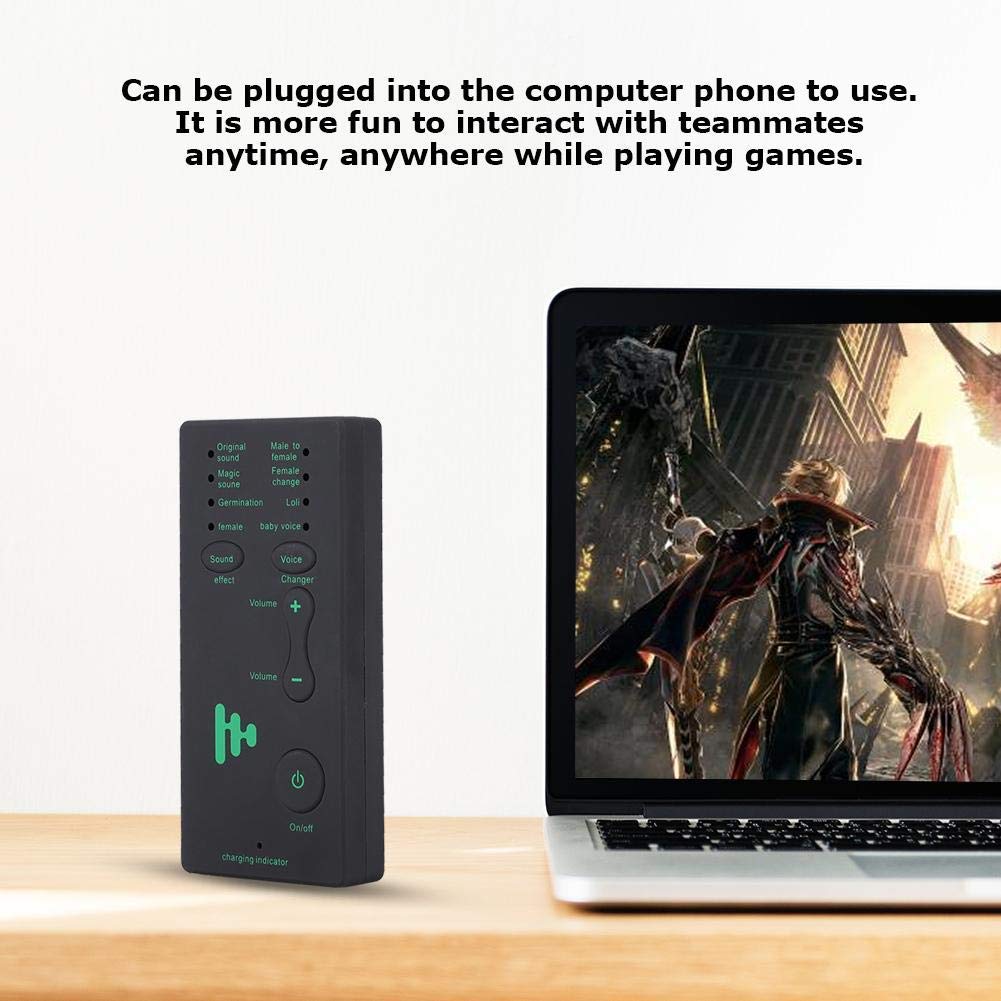 Voice Changer For Xbox One Portable Microphone Sound Effect Live Broadcast Voice Disguiser For Mobile Phone Pc Laptops Xbox One