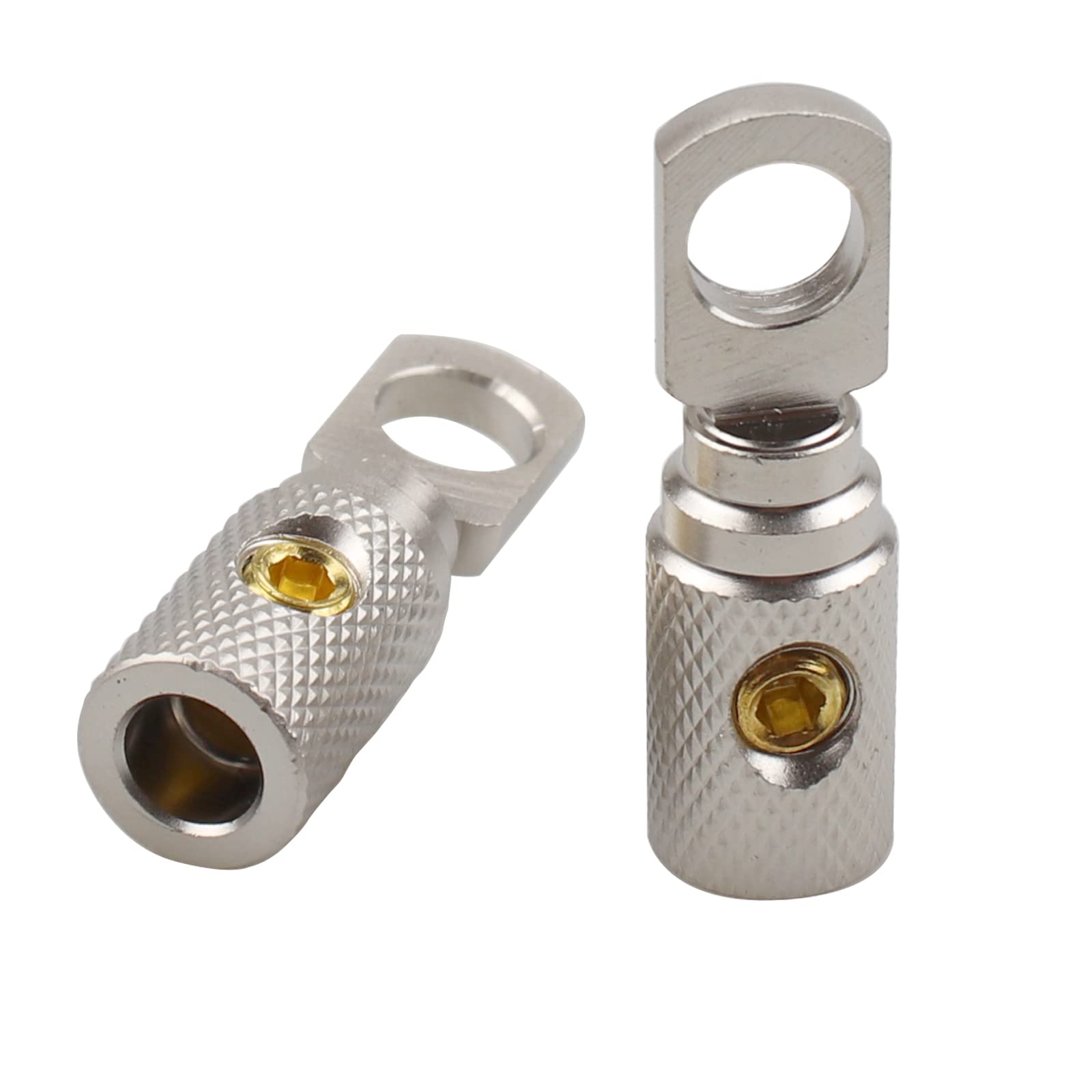 Zookoto 2 Pcs 4Ga Wire Ga Reducer, For Car Stereo Audio Awg Pin Power Ground Wire Reducer