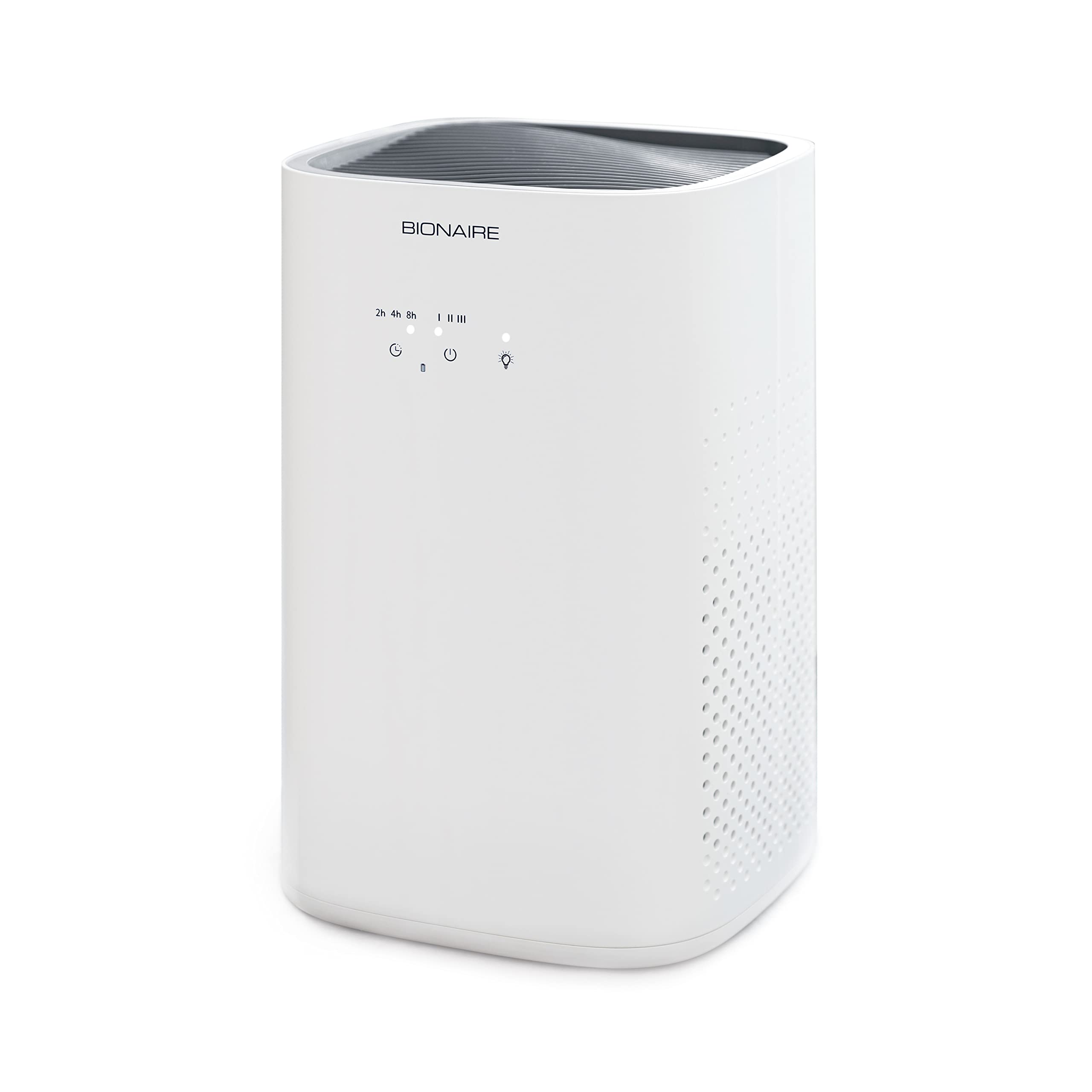 Bionaire True Hepa 360 Air Purifier For Medium Rooms, Air Filter For Allergens, Pets, And Dust With Quiet Setting And Night Ligh