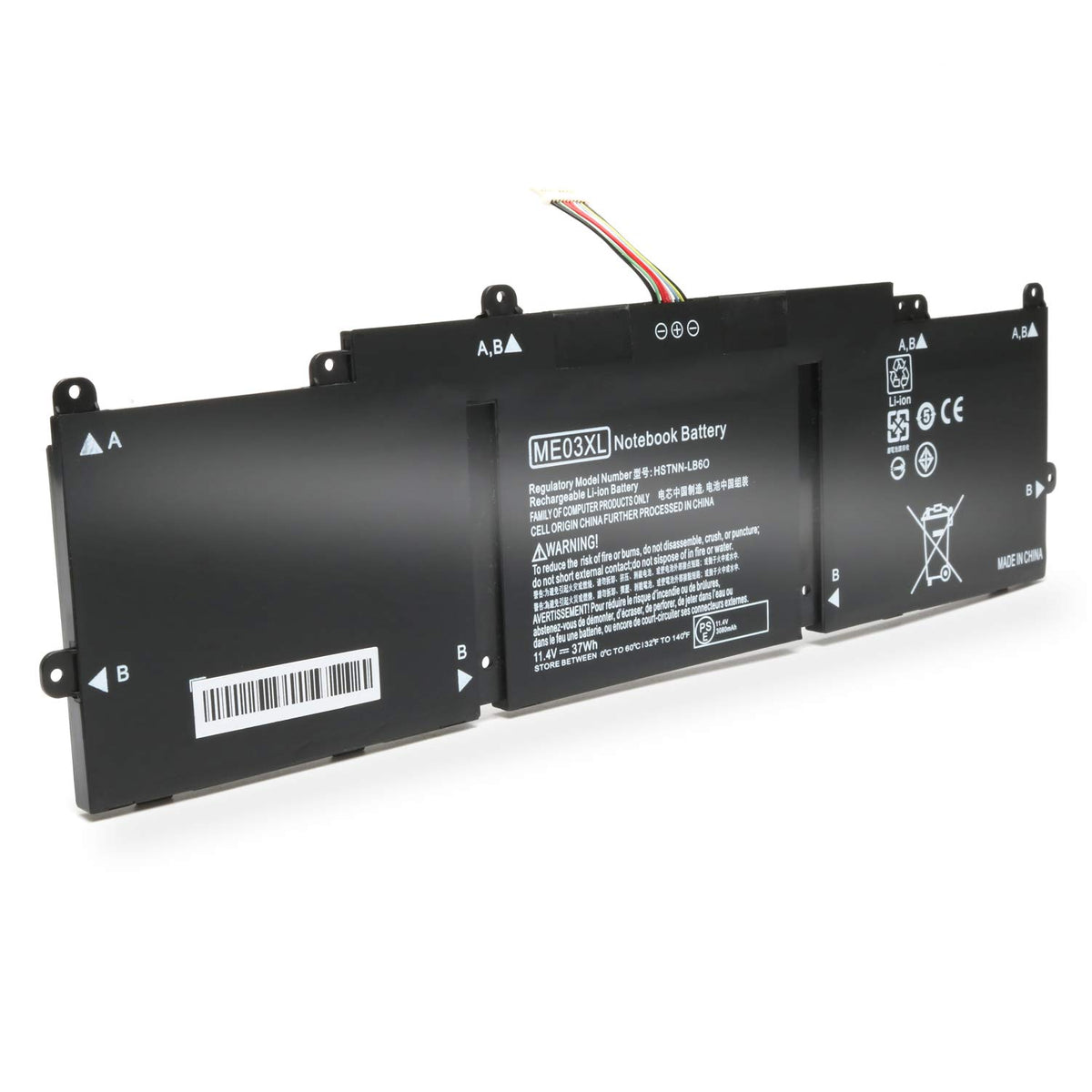 Natno Me03Xl Me03 Replacement Laptop Battery For Hp Stream 11 D 13 C Series 13 C110Nr 13 C002Dx 13 C010Nr 13 C014Tu 11 D010Nr 11