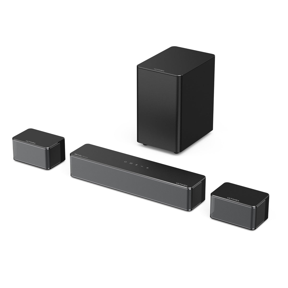 Ultimea 5.1 Sound Bar Compatible With Dolby Atmos, Peak Power 410W, Sound Bar For Smart Tv With Subwoofer, 3D Surround Sound Sys