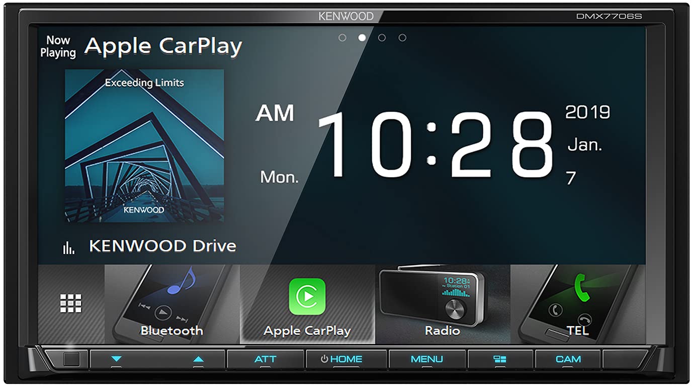 Kenwood 7 Digital Media Receiver with Apple CarPlay and Android Auto