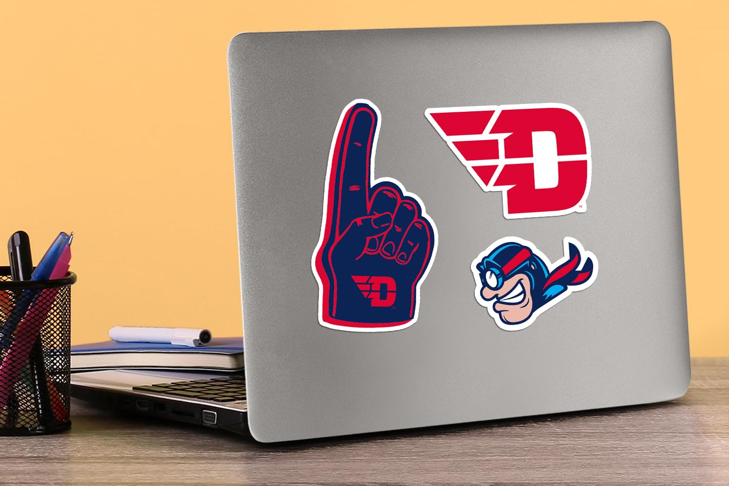 University Of Dayton 9Ct Vinyl Large Deluxe Stickers Variety Pack   Laptop, Water Bottle, Scrapbooking, Tablet, Skateboard, Indo