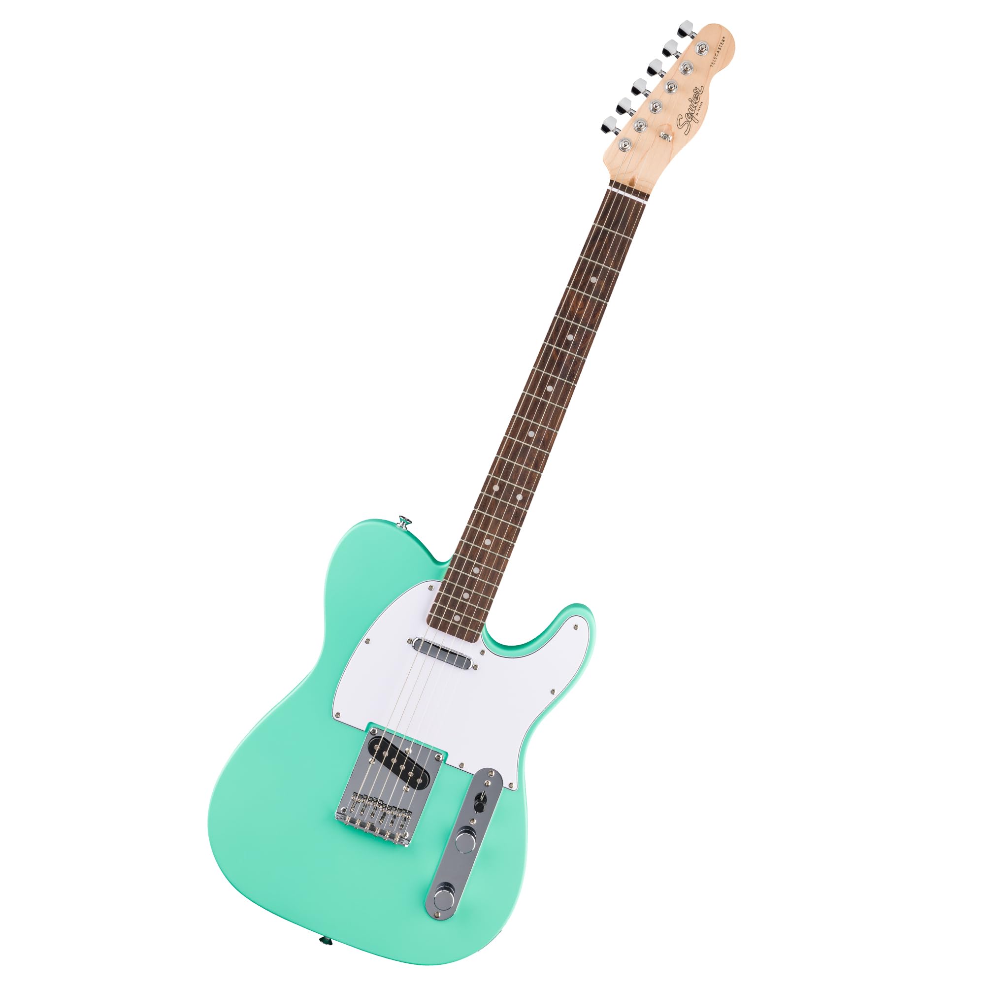 Fender Squier Debut Series Telecaster Electric Guitar, Beginner Guitar, 2 Year Warranty, Includes Free Lessons, Sea Foam Green W