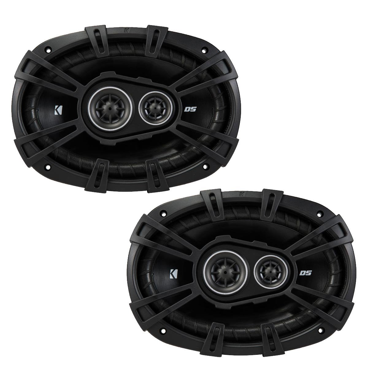 Kicker Dsc6930 6X9 Inch (160X230Mm) 3 Way Speakers, 4 Ohm Bundle