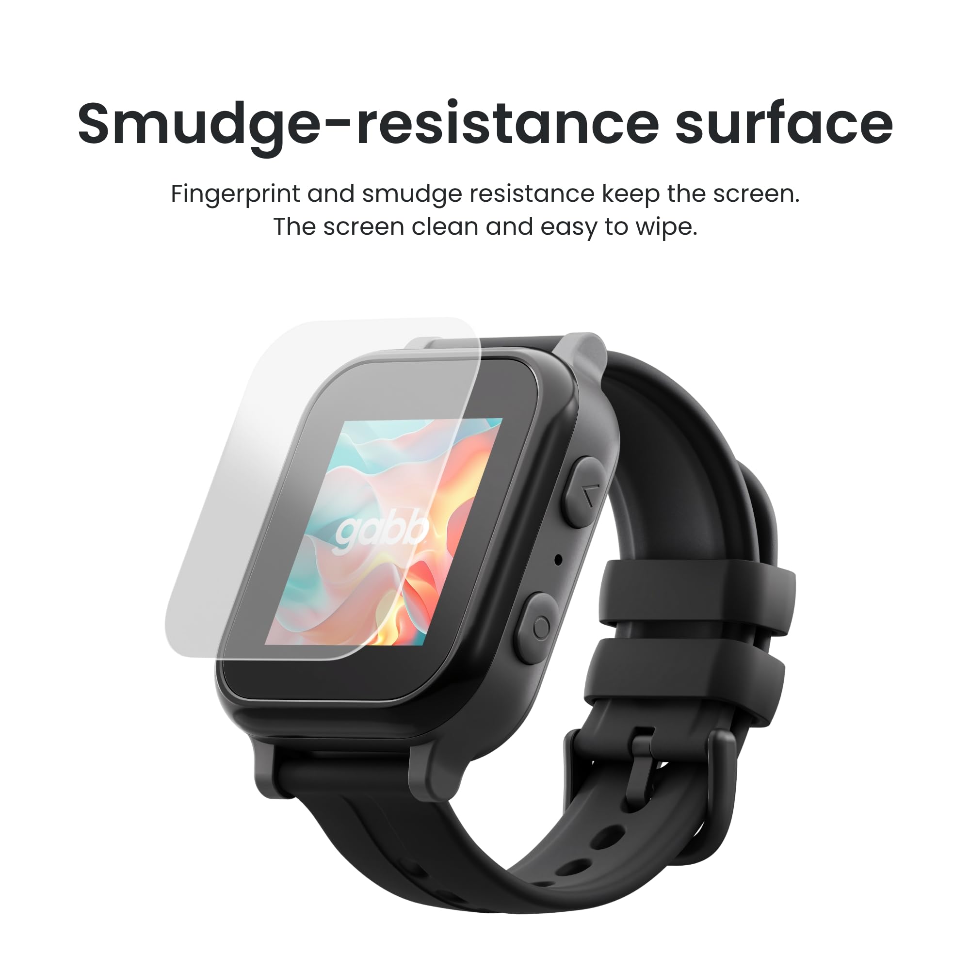 Gabb Watch 3/3E Screen Protector, Tempered Glass, Scratch Resistant, Protective Smart Watch Cover