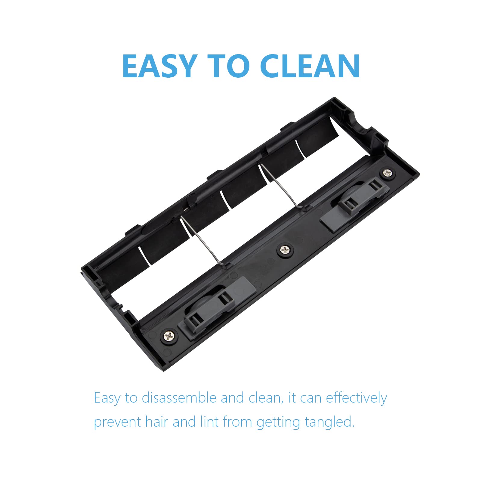 Kaloeou Replacement Roller Brush Cover Main Brush Back Cover Fit For E Covacs Deebot Ozmo X1 / T5 / T8 / T10 / T20 Robot Vacuum