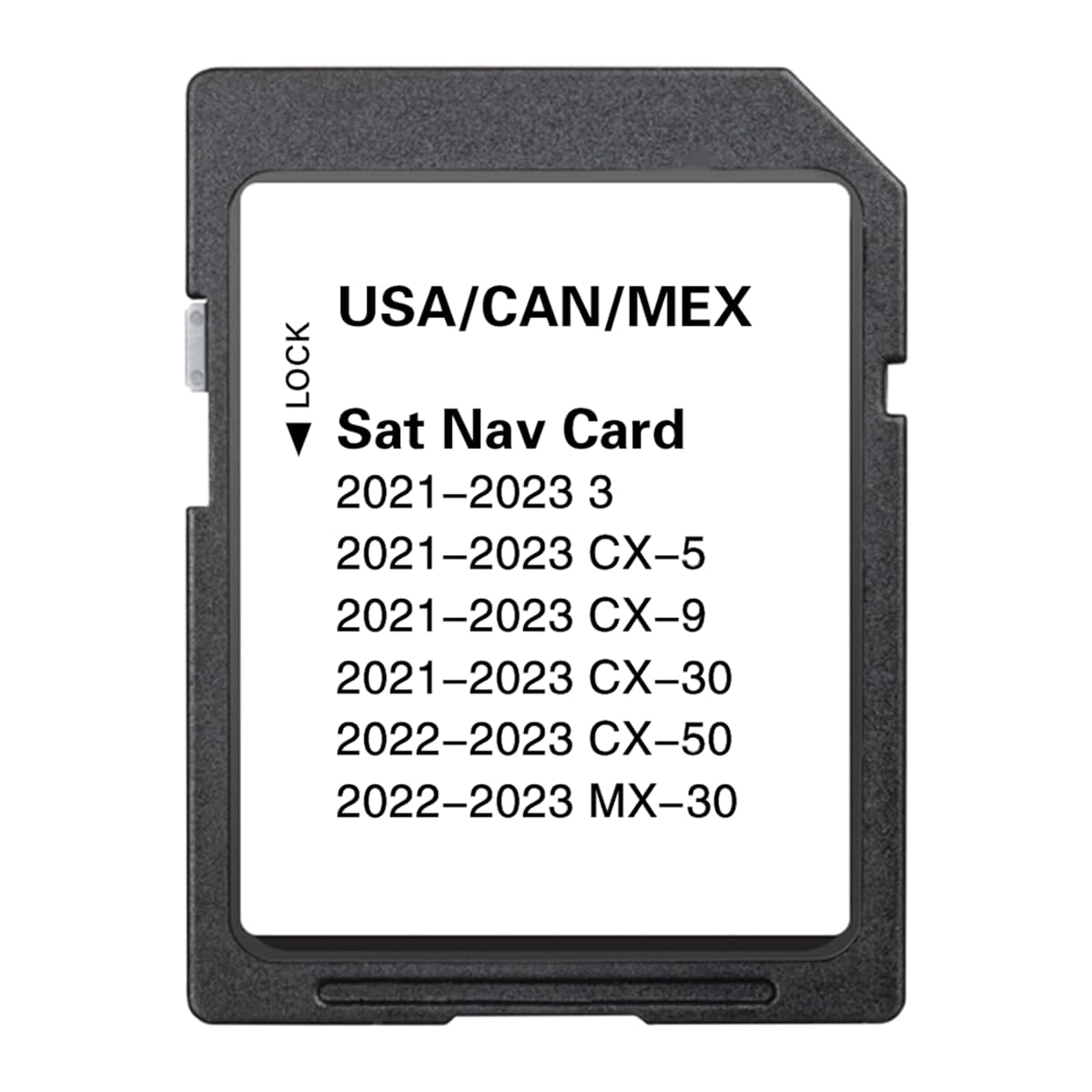 Gps Navigation Sd Card Td2K 66 Ez1 Compatible With 2021 2023 3 / Cx5 / Cx9 / Cx30, 2022 2023 Mx30 / Cx50, Usa/Can/Mex Maps