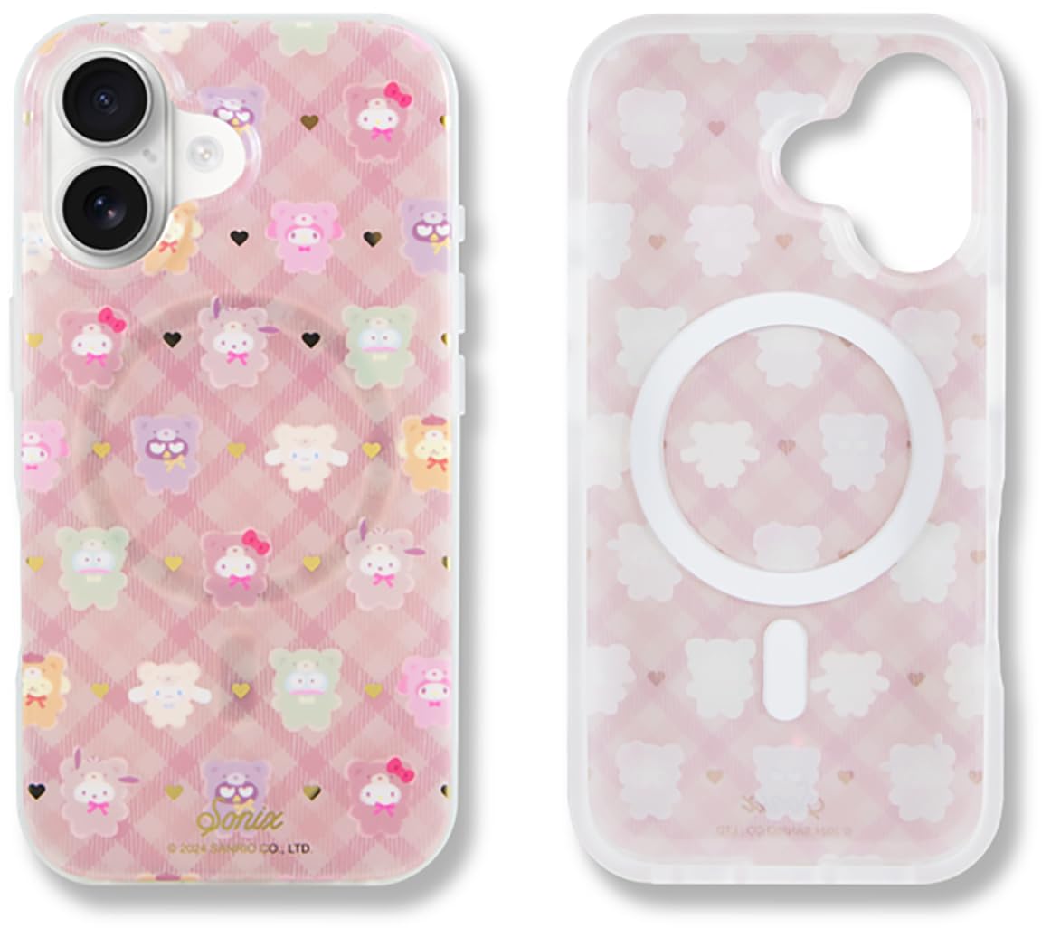 Sonix X Sanrio Case For Iphone 16 | Compatible With Magsafe | 10Ft Drop Tested | Hello Kitty And Friends Latte Bear