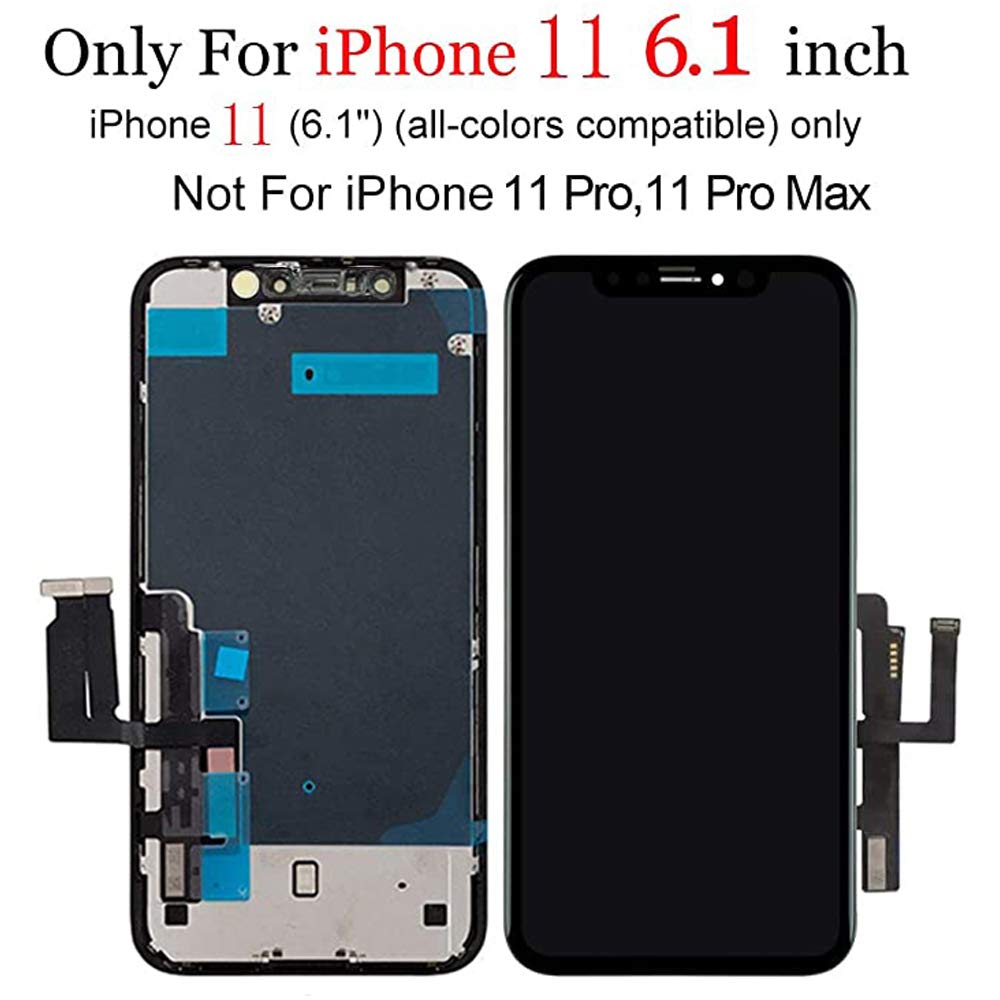 Fixerman For Iphone 11 Lcd Screen Replacement 6.1 Inch, 3D Touch Display Digitizer Assembly With Repair Tools, Compatible With I