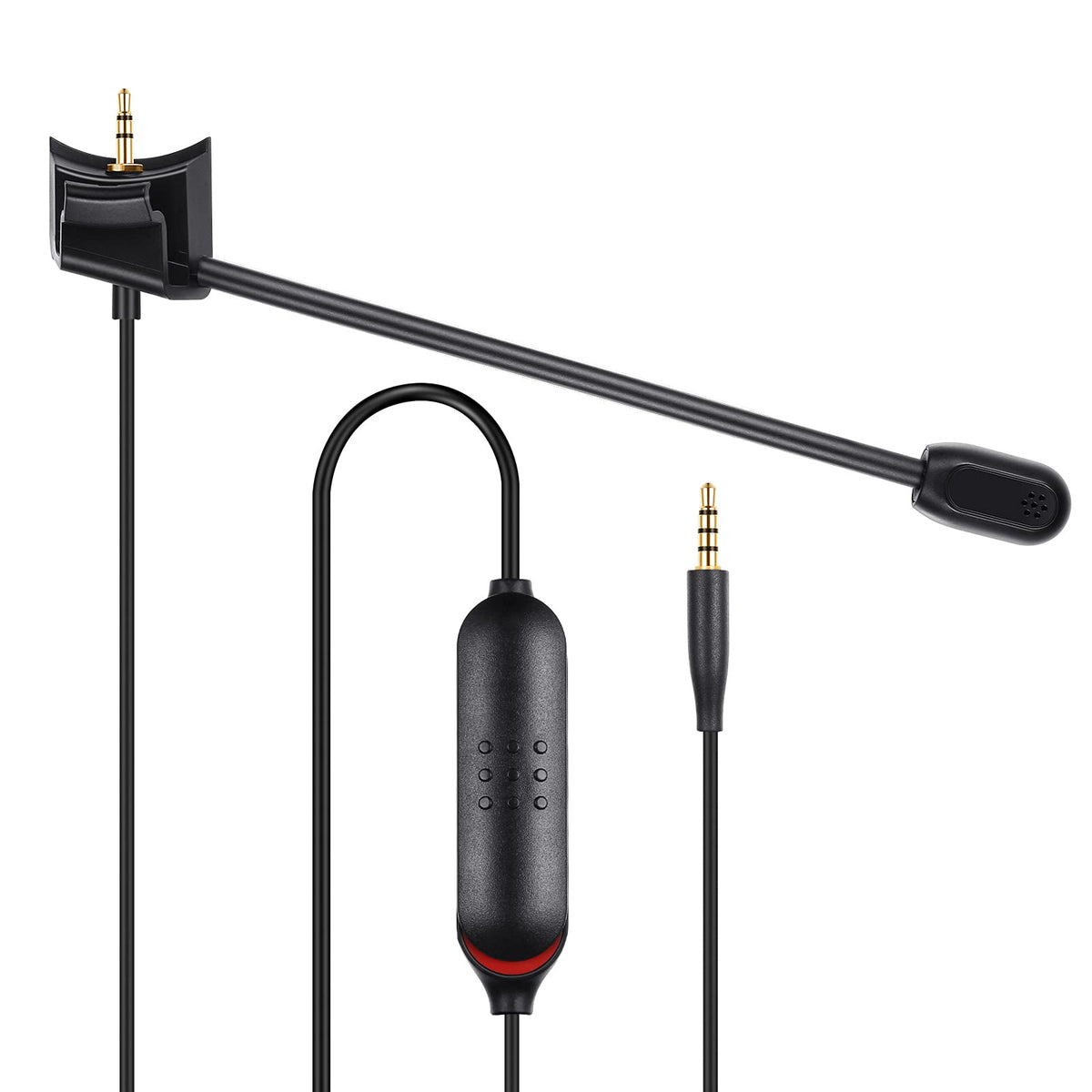 Detachable Mic Replacement For Bose Quietcomfort 35 Ii(Qc35 Ii) & Quiet Comfort 35(Qc35) Headphones, Boom Gaming Microphone With