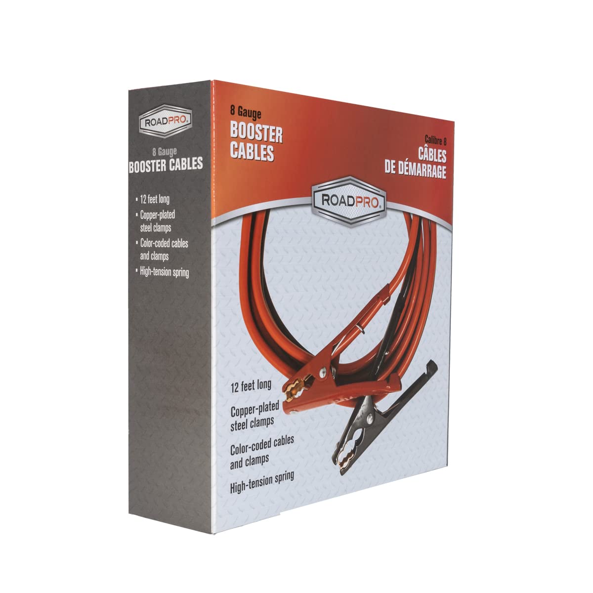 Roadpro Rp04851 8 Gauge Booster Cables
