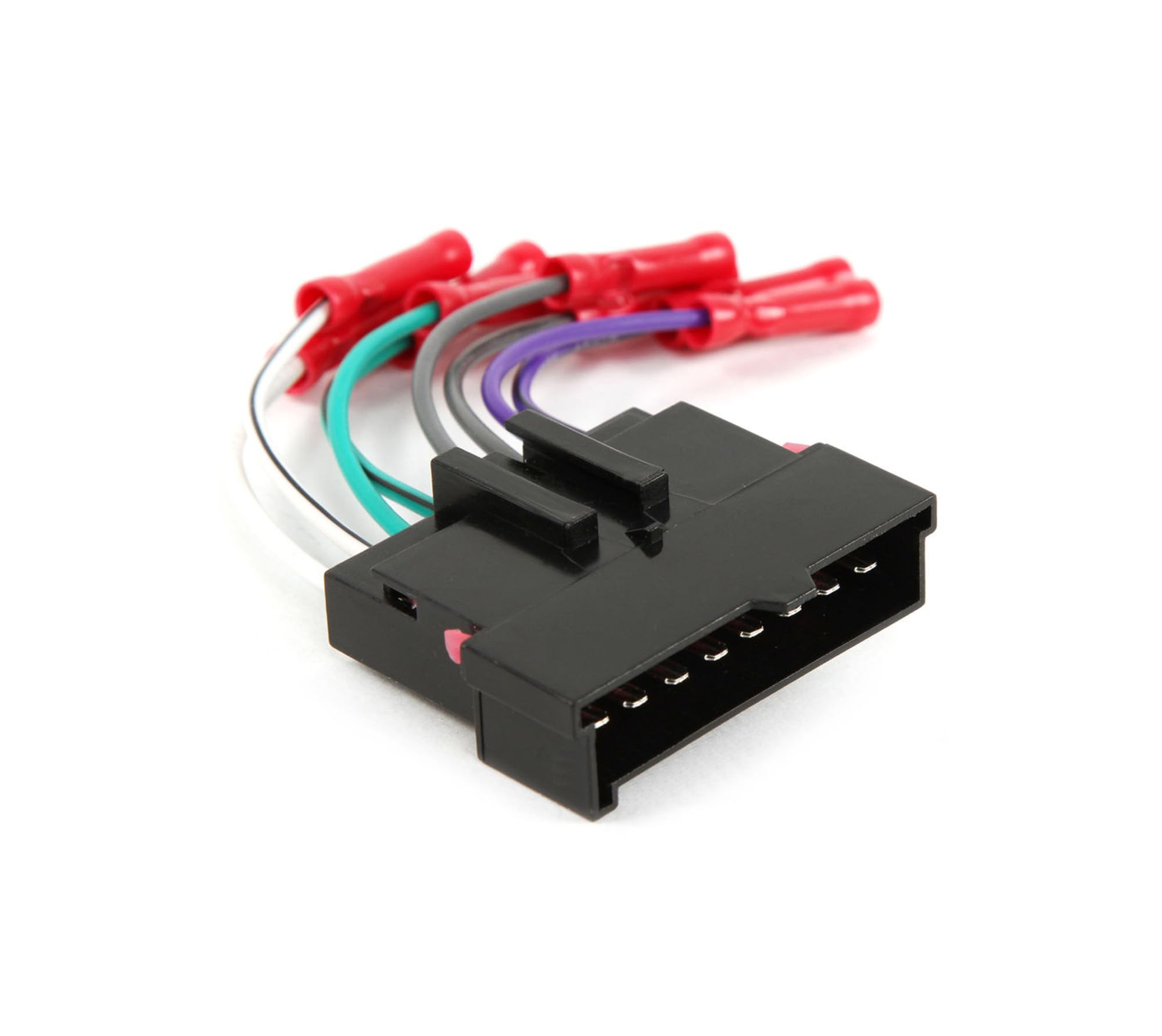 Scosche FD02BCB Car Stereo Wiring Harness with Crimp Connectors Compatible with Select Non Amplified 1985 2004 Ford, Lincoln, Mazda, Mercury and Nissan   Check Vehicle List in Images for Your Model