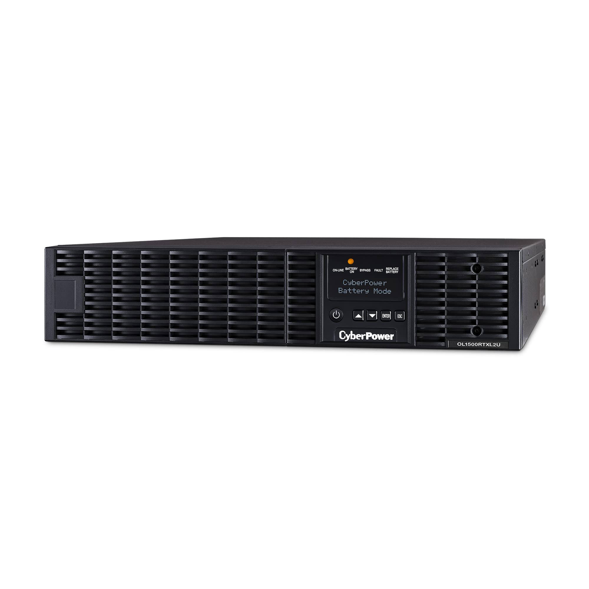 Cyberpower Ol1500Rtxl2U Smart App Online Ups System, 1500Va/1350W, 8 Outlets, 2U Rack/Tower